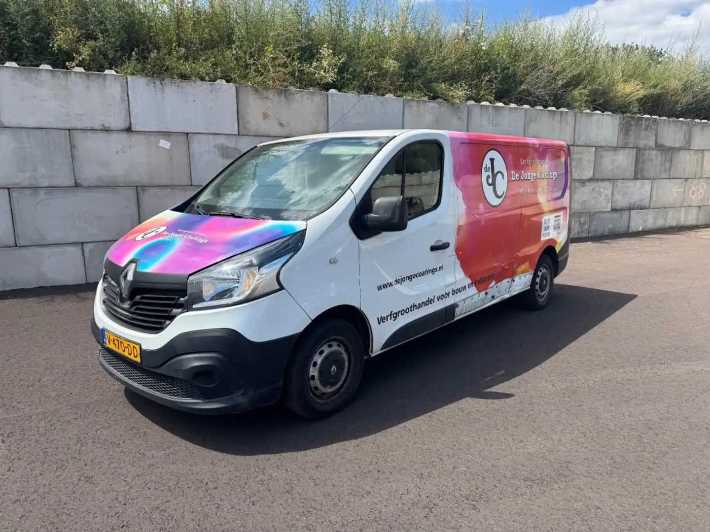 Renault Trafic 1.6 D L2 - airco - navigatie - handel / export Wit - 1