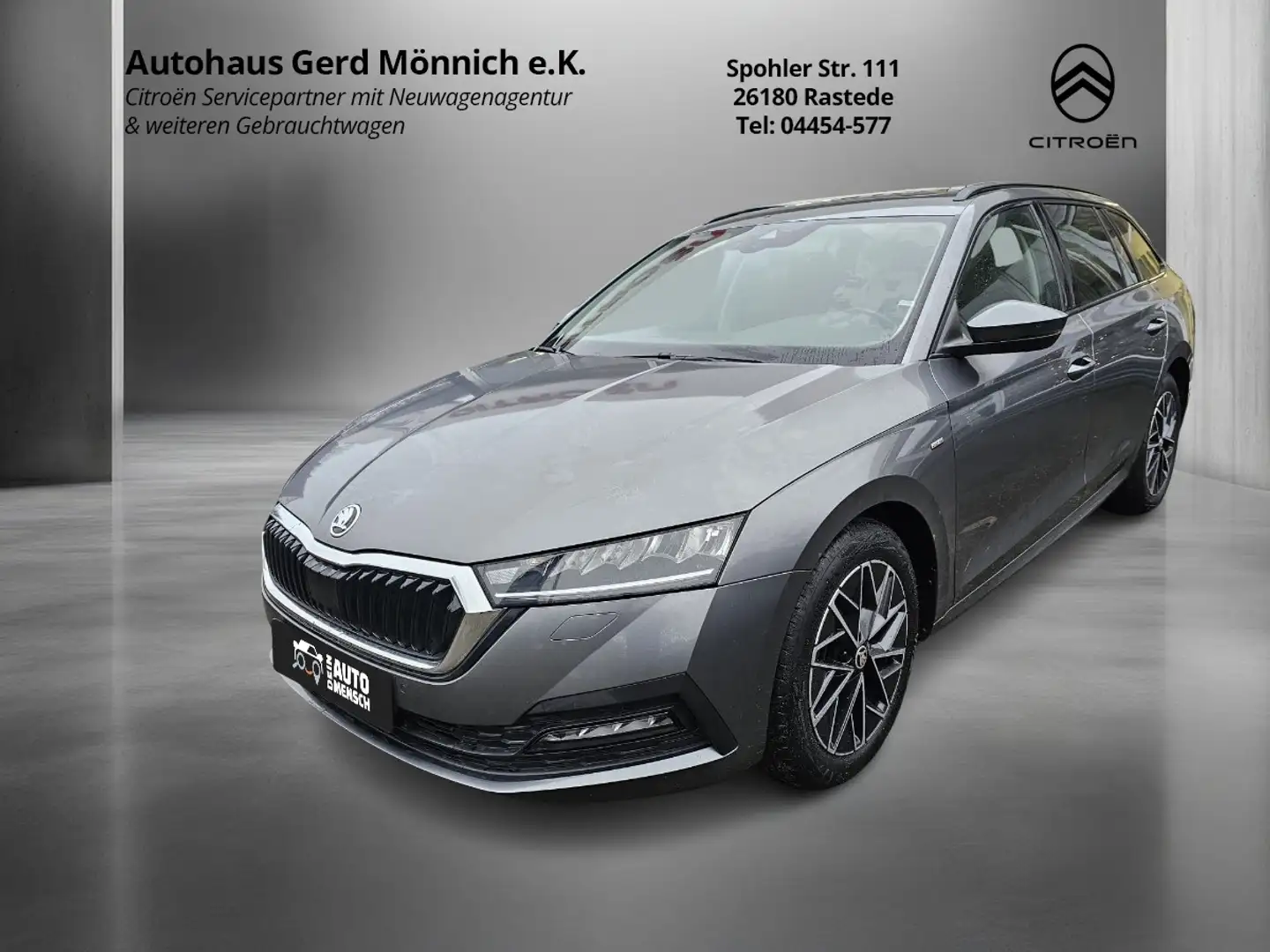 Skoda Octavia Combi 2.0 TDI DPF Automat. Kamera Pano ACC SHZ St Grigio - 1