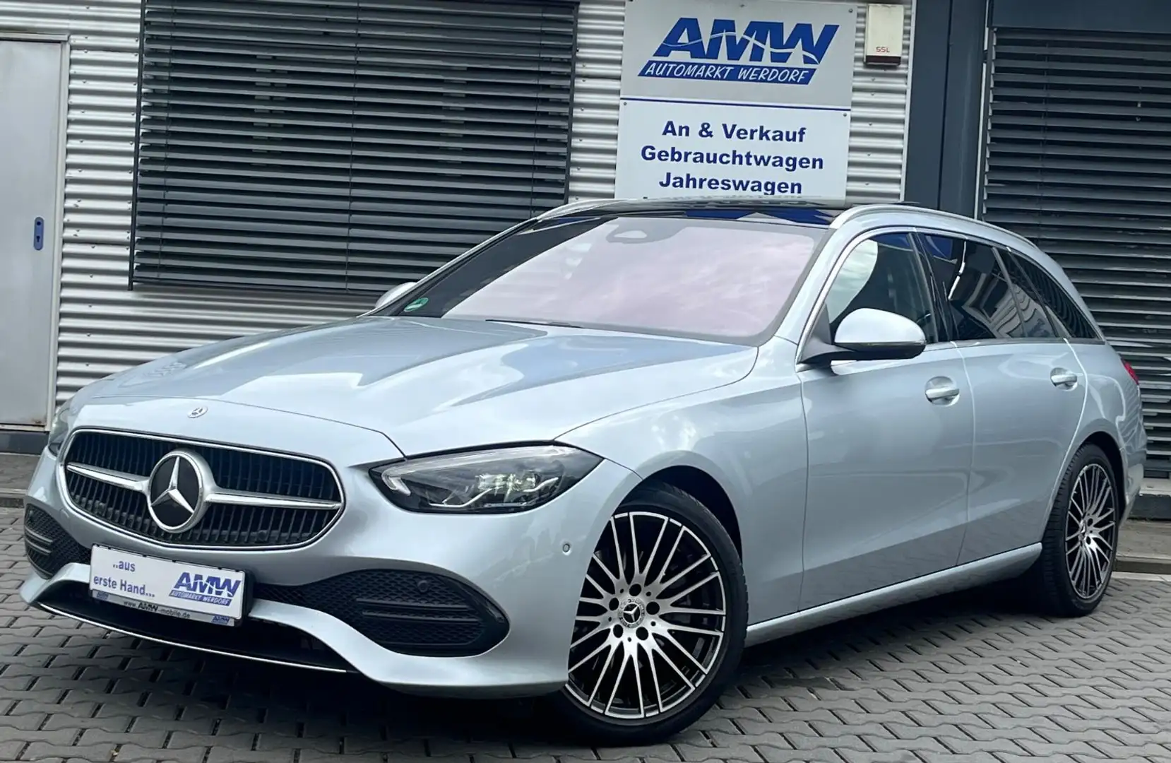 Mercedes-Benz C 220 d Avantgarde*LED*AHK*PANORAMA*BURMESTER*1H Silber - 2