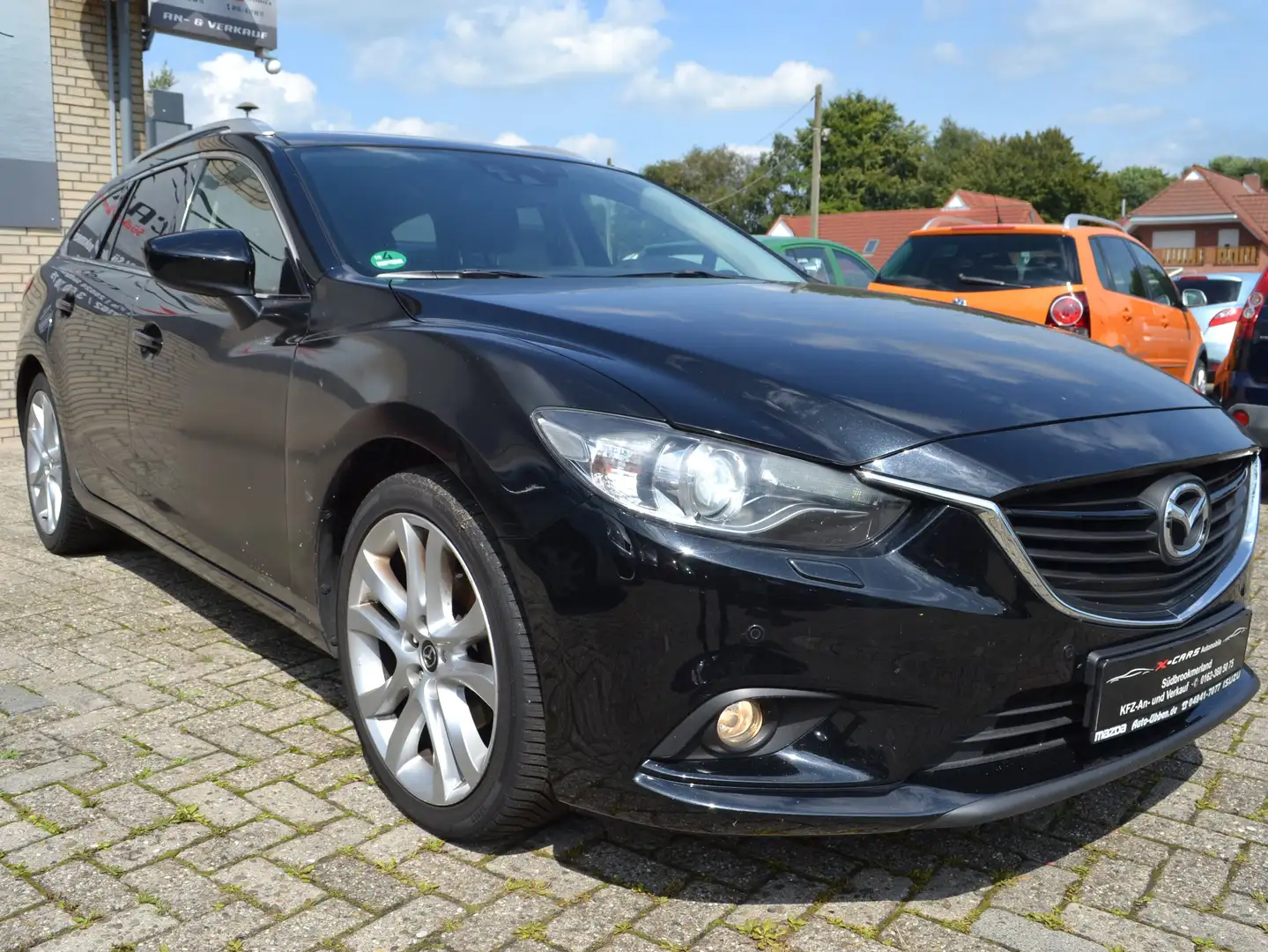 Mazda 6 Sports-Line 2.2L Kombi EZ.09.2014**TÜV.12.25 Noir - 2