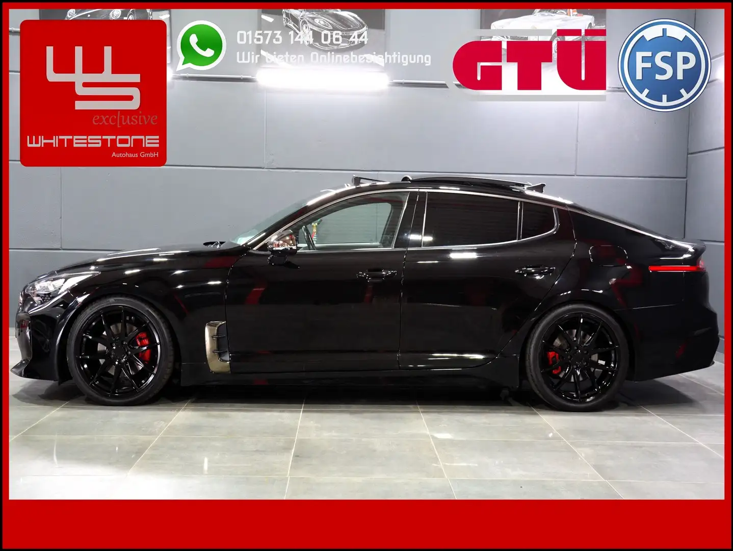 Kia Stinger GT-Line 4WD / 1. Hd / Pano / KW Fahrwerk Schwarz - 1