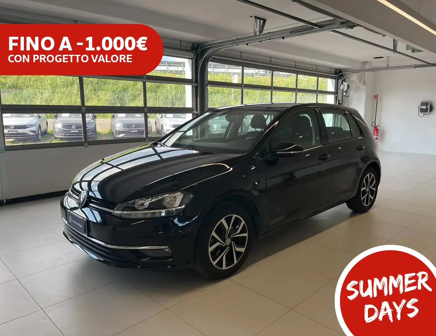 Volkswagen Golf 1.0 TSI BUSINESS 115CV Zwart - 1