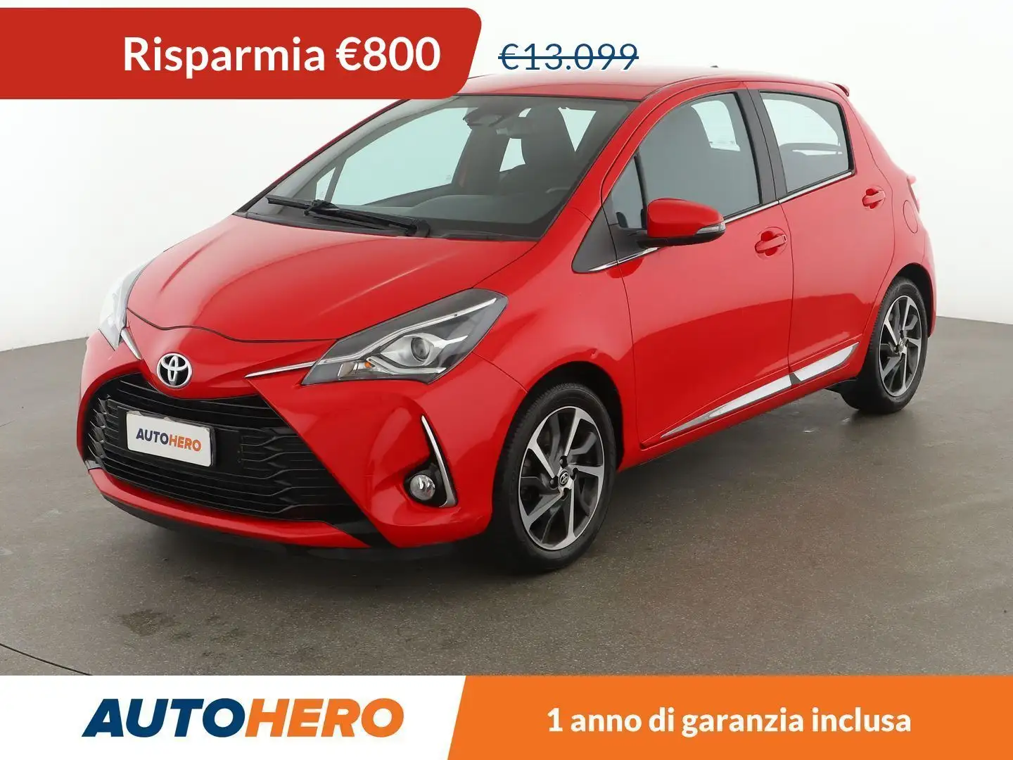Toyota Yaris 1.5 Dual VVT-iE Lounge Rosso - 1