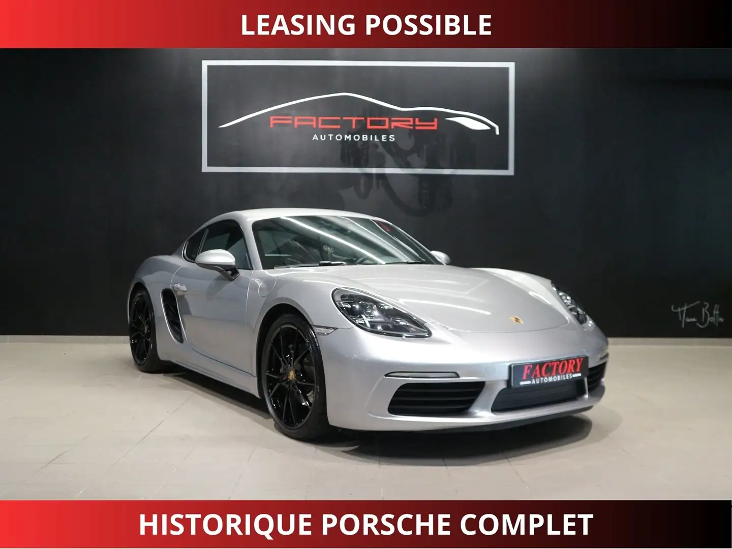Porsche Cayman (982) 2.0 300CH PDK EURO6D-T TVA RÉCUPERABLE Gris - 1