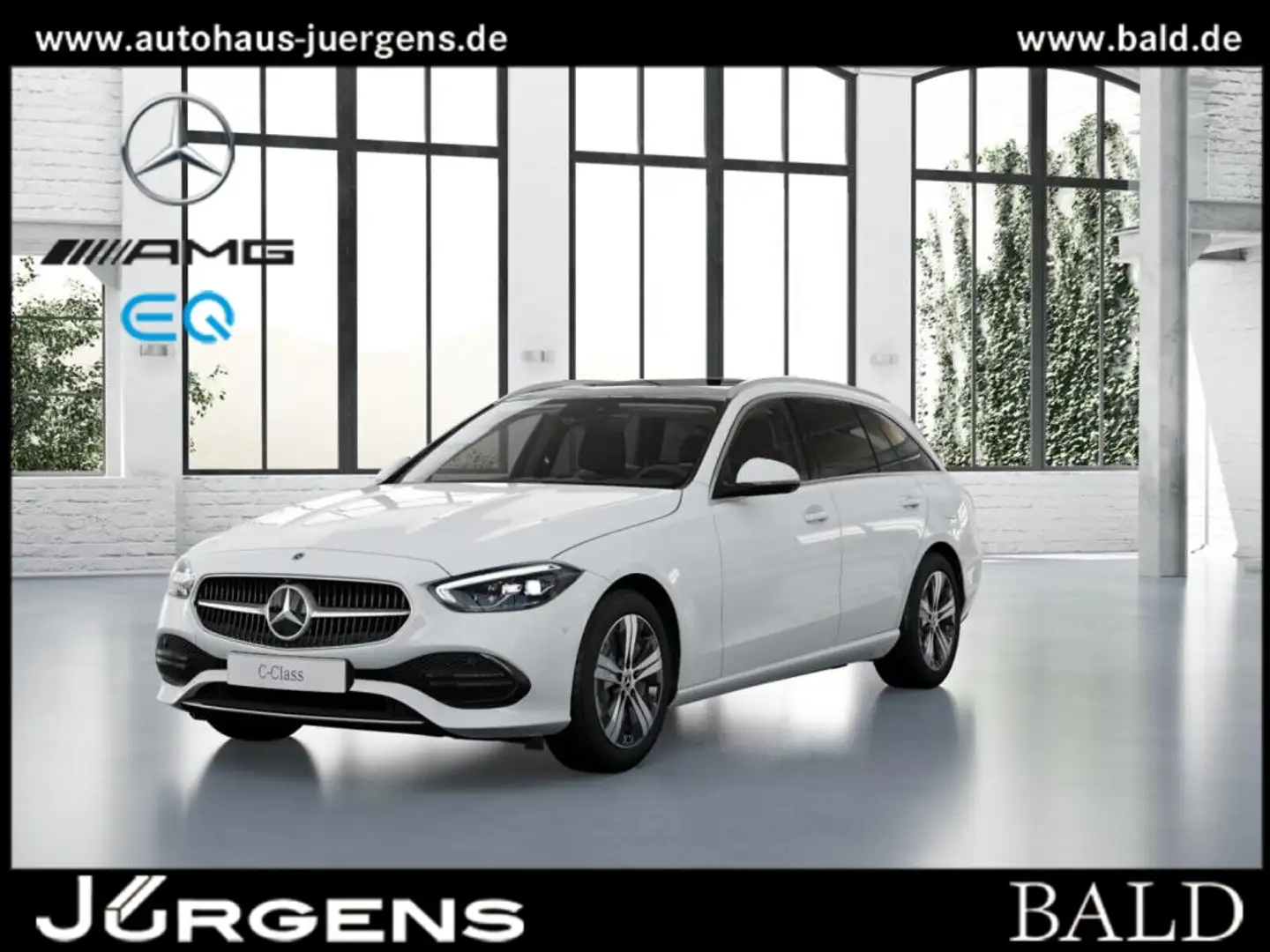 Mercedes-Benz C 300 e T Avantgarde/Pano/AHK/Ambi/360/LED/Shz Weiß - 1