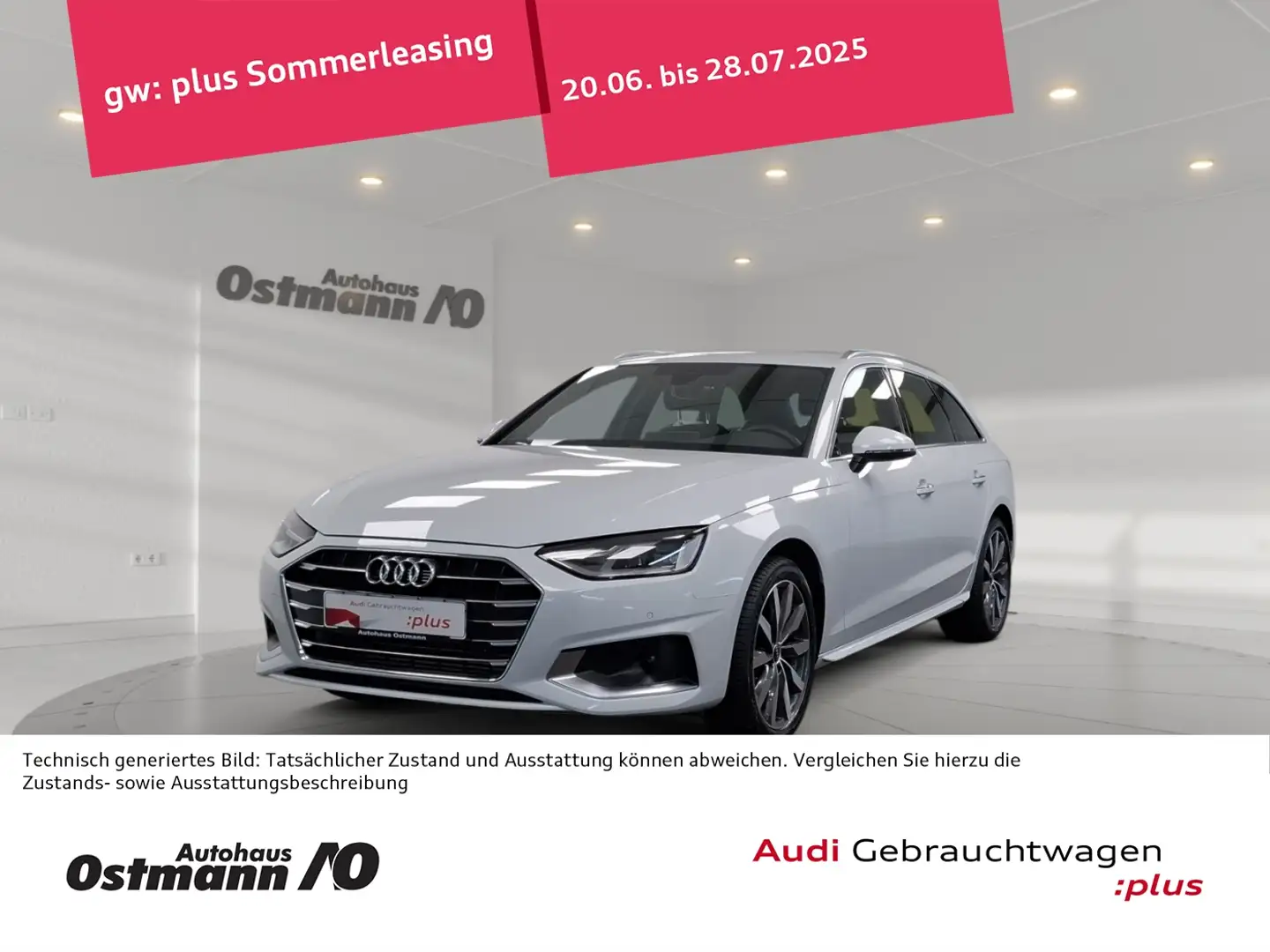 Audi A4 35 TFSI Avant RFK ACC 18'' SHZ Ambiente MMI Pl Bílá - 1
