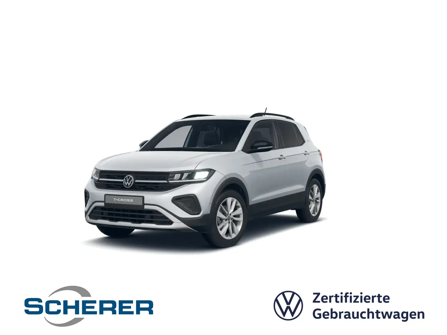 Volkswagen T-Cross GOAL 1.0 TSI DSG LED NAVI REAR VIEW ACC Silber - 1