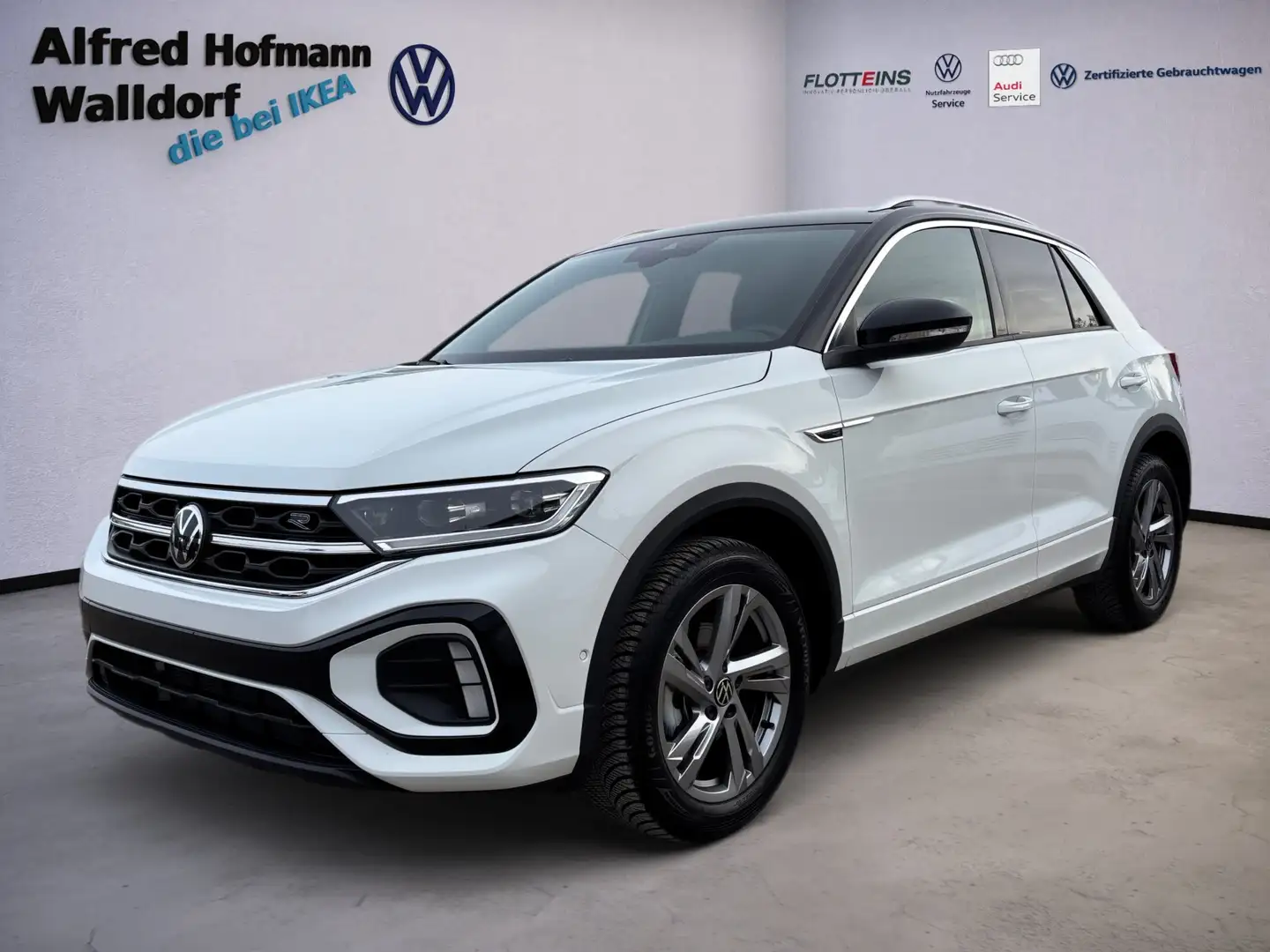 Volkswagen T-Roc 1.5 TSI DSG AHK LED NAVI KLIMA LM Weiß - 1