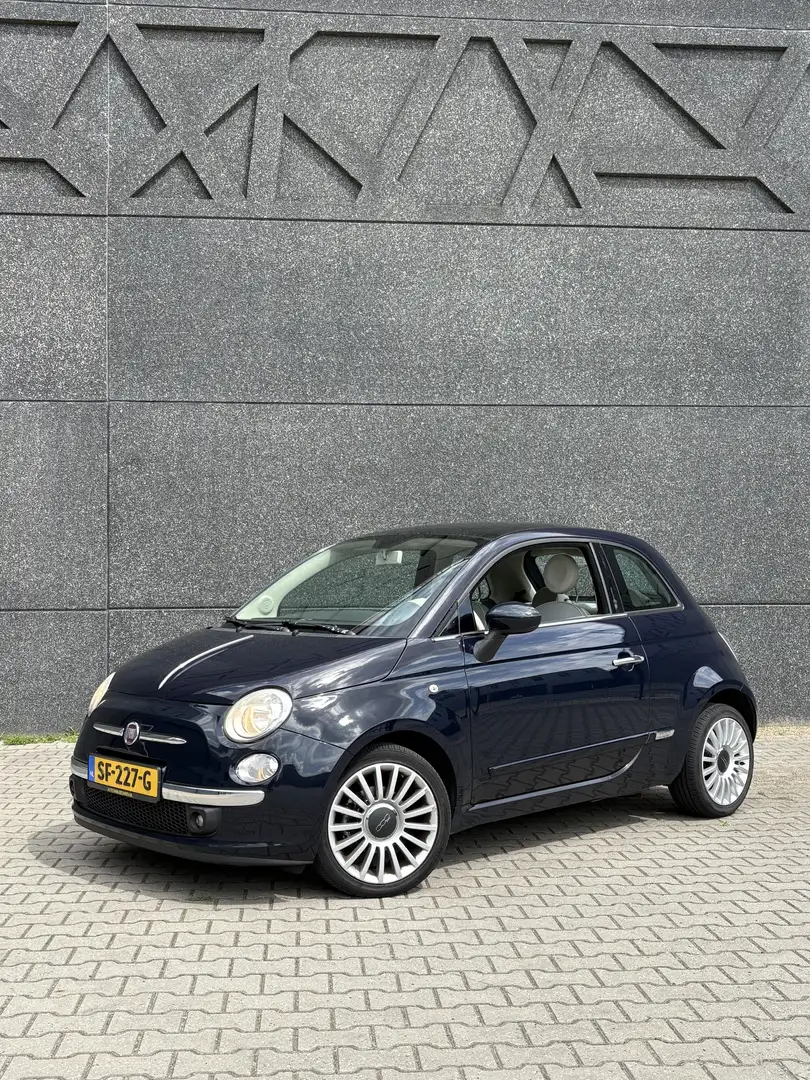 Fiat 500 0.9 TwinAir Lounge Blauw - 1