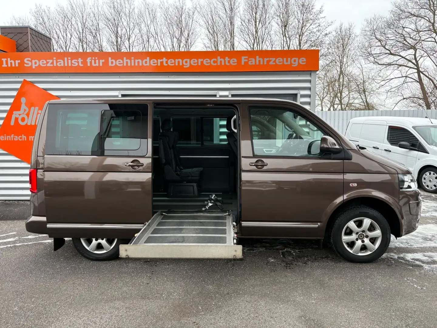 Volkswagen T5 Transporter T5  Multivan Highline Passivfahrer Klima+Standhz Brun - 2