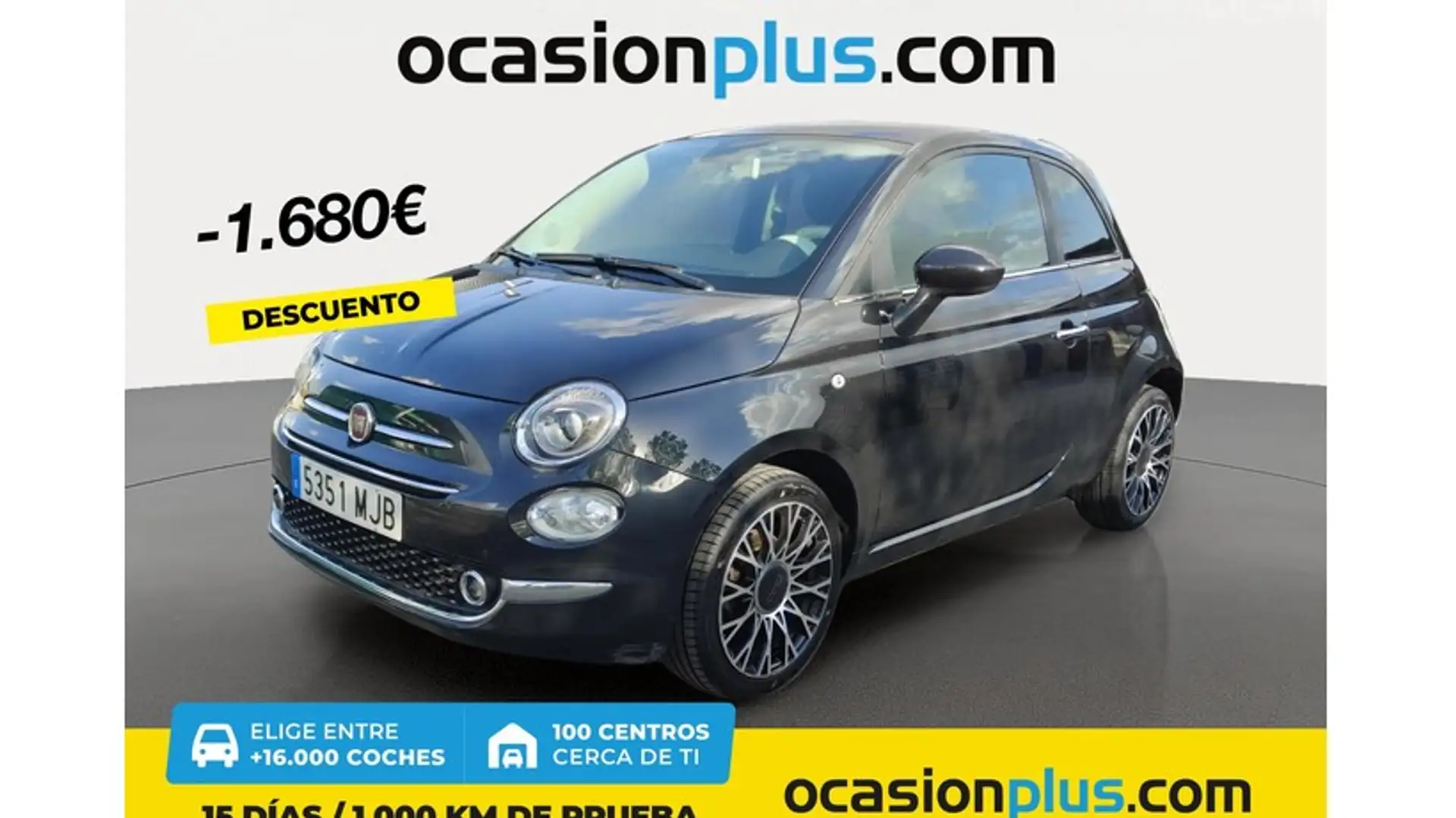 Fiat 500 1.0 Hybrid Dolcevita 52kW Negro - 1