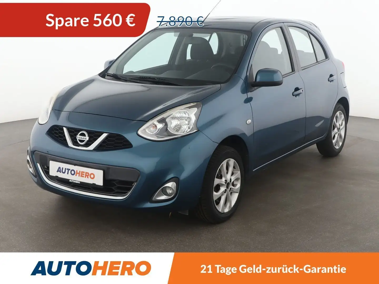 Nissan Micra 1.2 Acenta*TEMPO*ALU*KLIMA*LIM*BLUETOOTH* Blau - 1