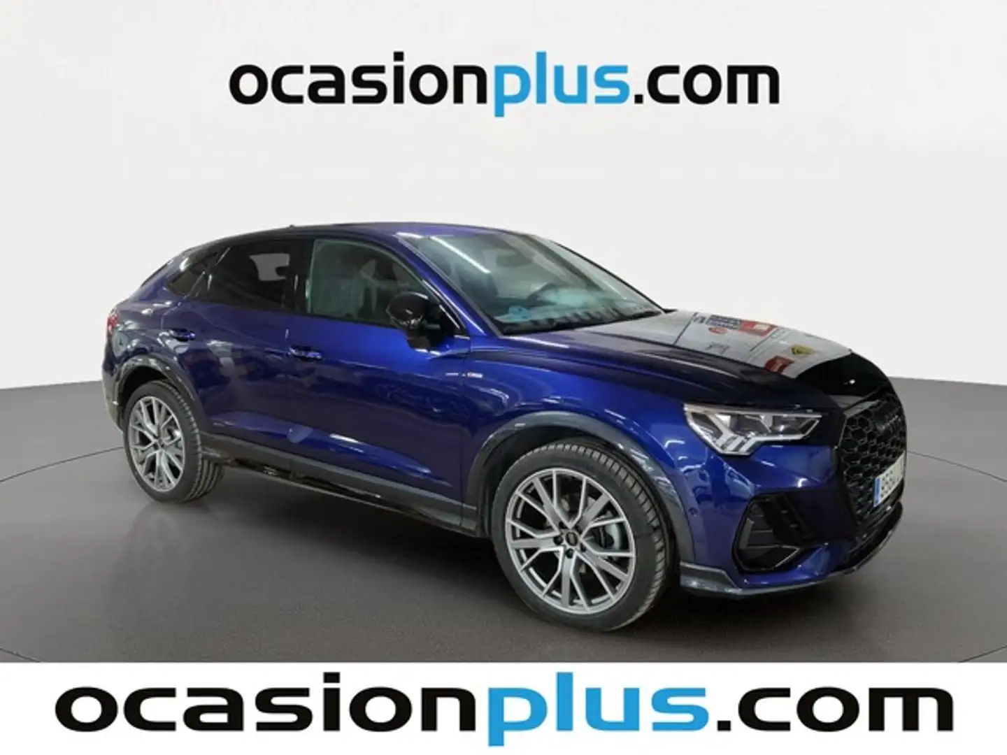Audi Q3 Sportback 35 TDI Black line S tronic Bleu - 2
