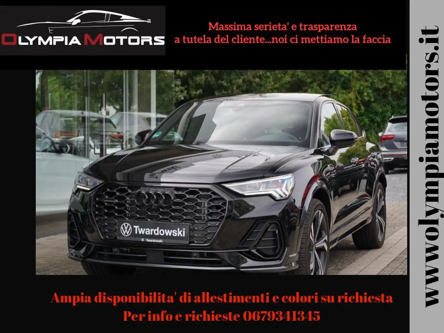 Audi Q3 45 TFSI SPB Q4 TETTO S LINE 20 MATRIX SONOS KAMERA Noir - 1