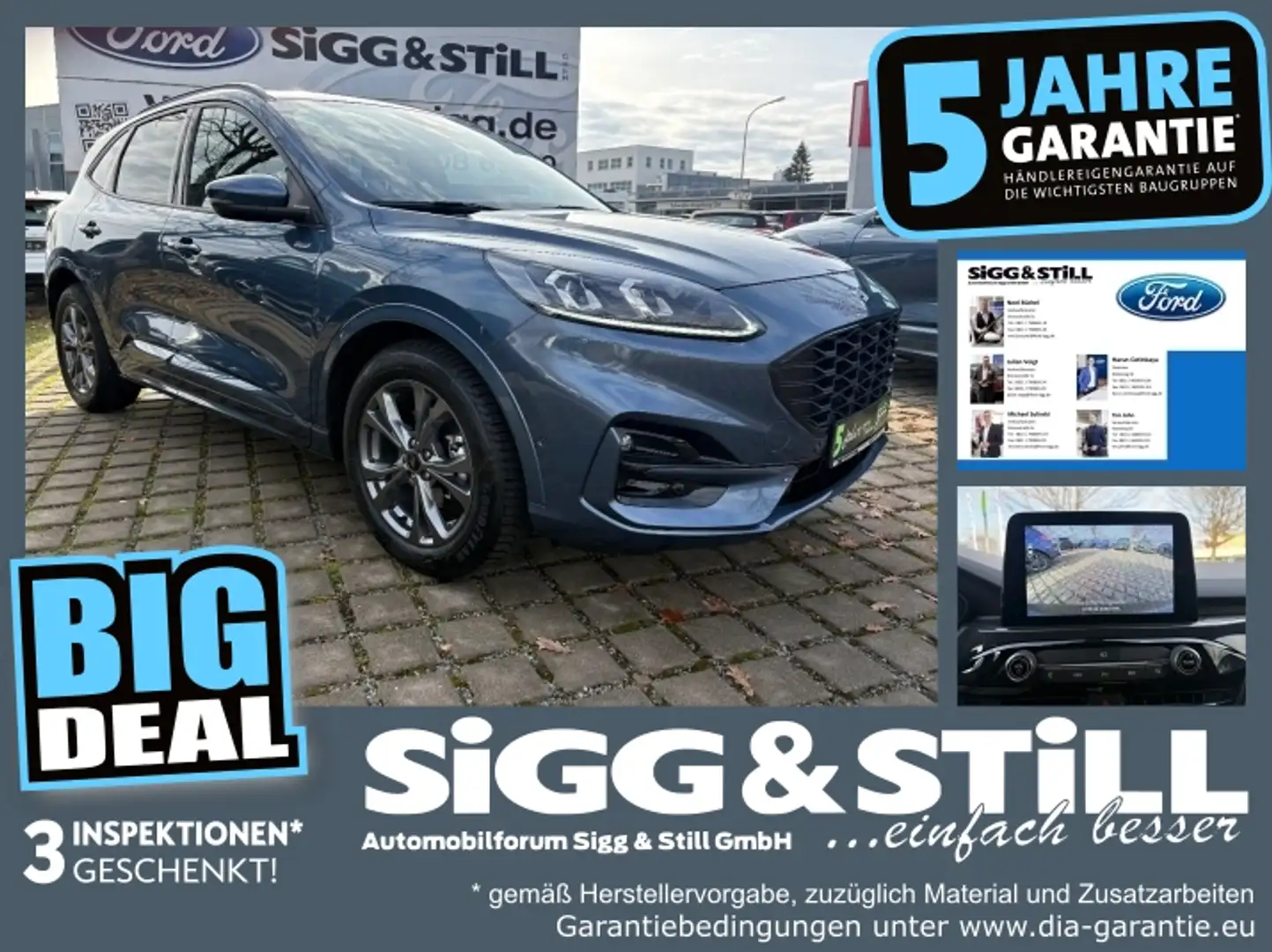 Ford Kuga 1.5 ST-Line X AHK*B&O*LED*HUD*NAV*CAM*4xSHZ Azul - 1