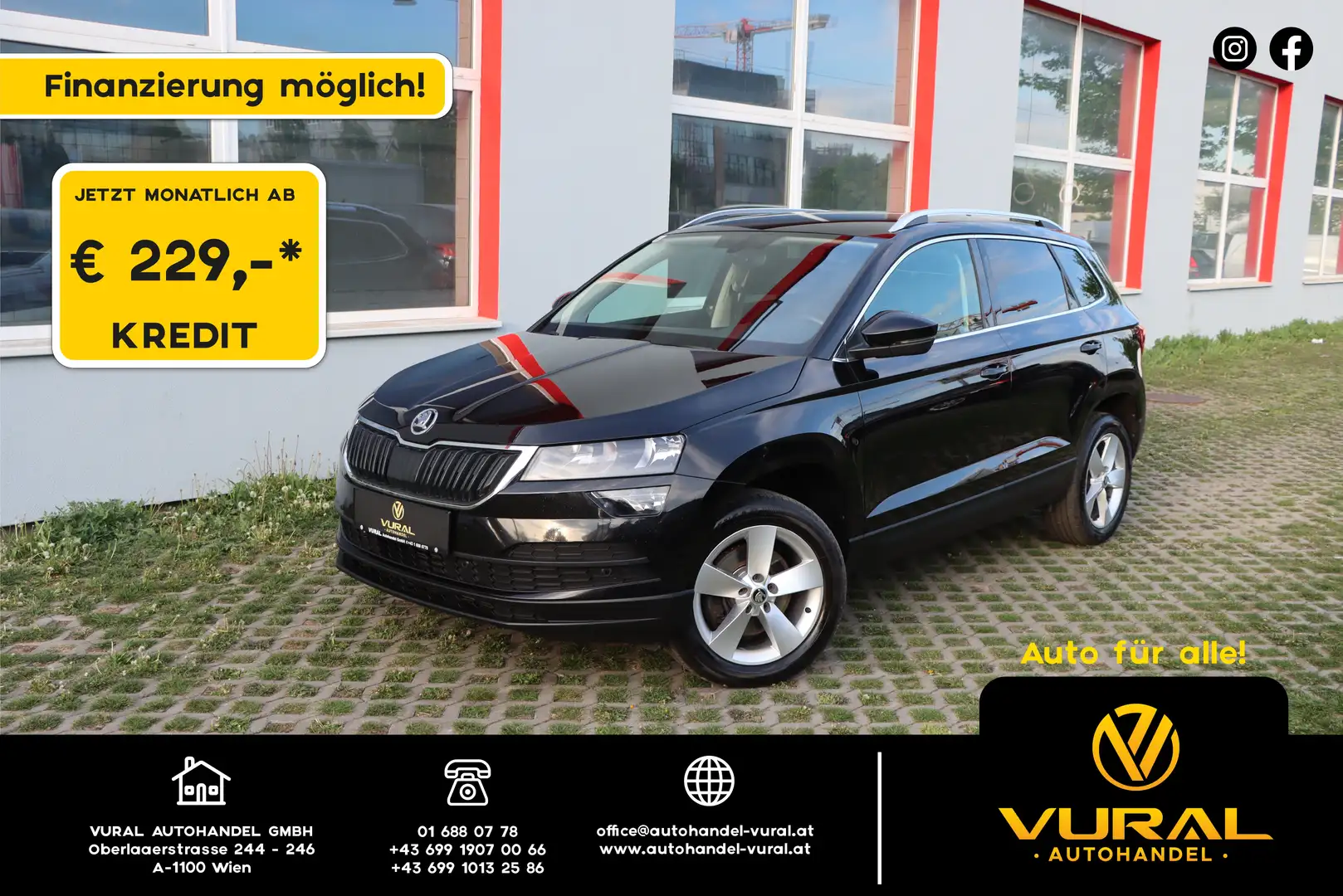 Skoda Karoq 2.0TDI Ambition | ACC | NAVI | RÜCKFAHRKAMERA | Schwarz - 1