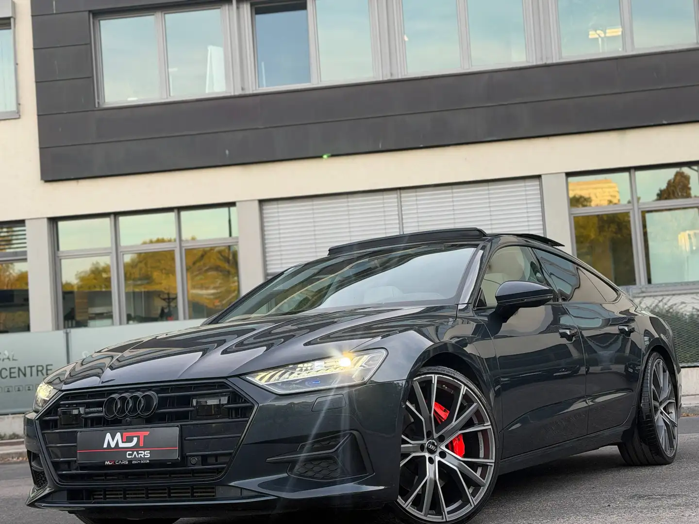 Audi A7 55 TFSI quattro S-Tronic|PANO|KEYLESS|MEMORY|HEAD-UP|BANG&OLUFSEN Blau - 2
