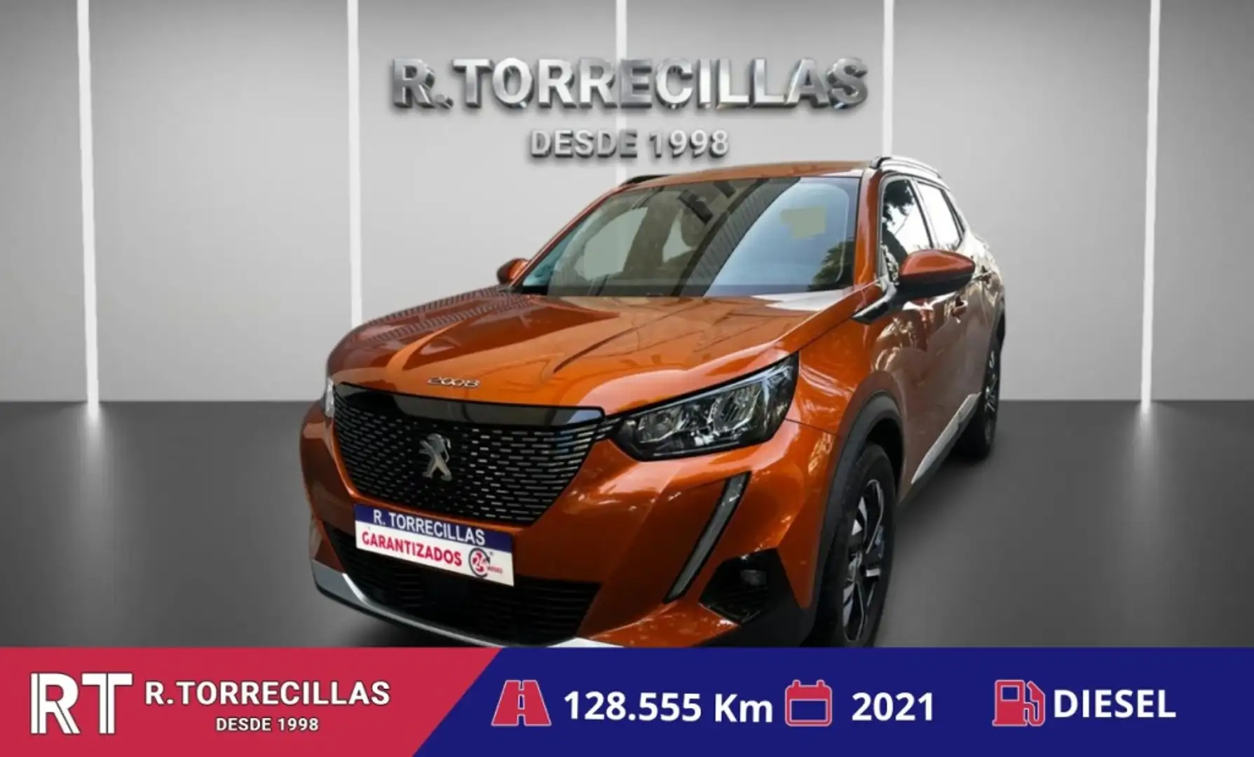 Peugeot 2008 1.5BlueHDi S&S Allure Pack EAT8 130 Naranja - 1