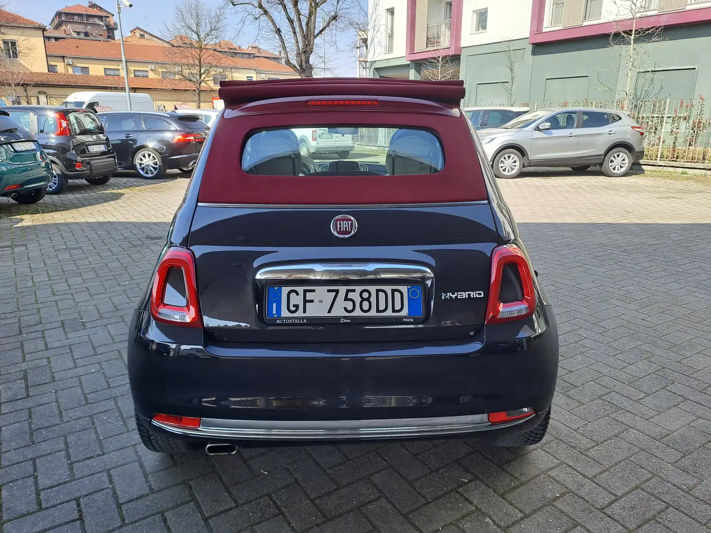 Fiat 500C 1.0 hybrid Lounge 70cv cabriolet Noir - 2