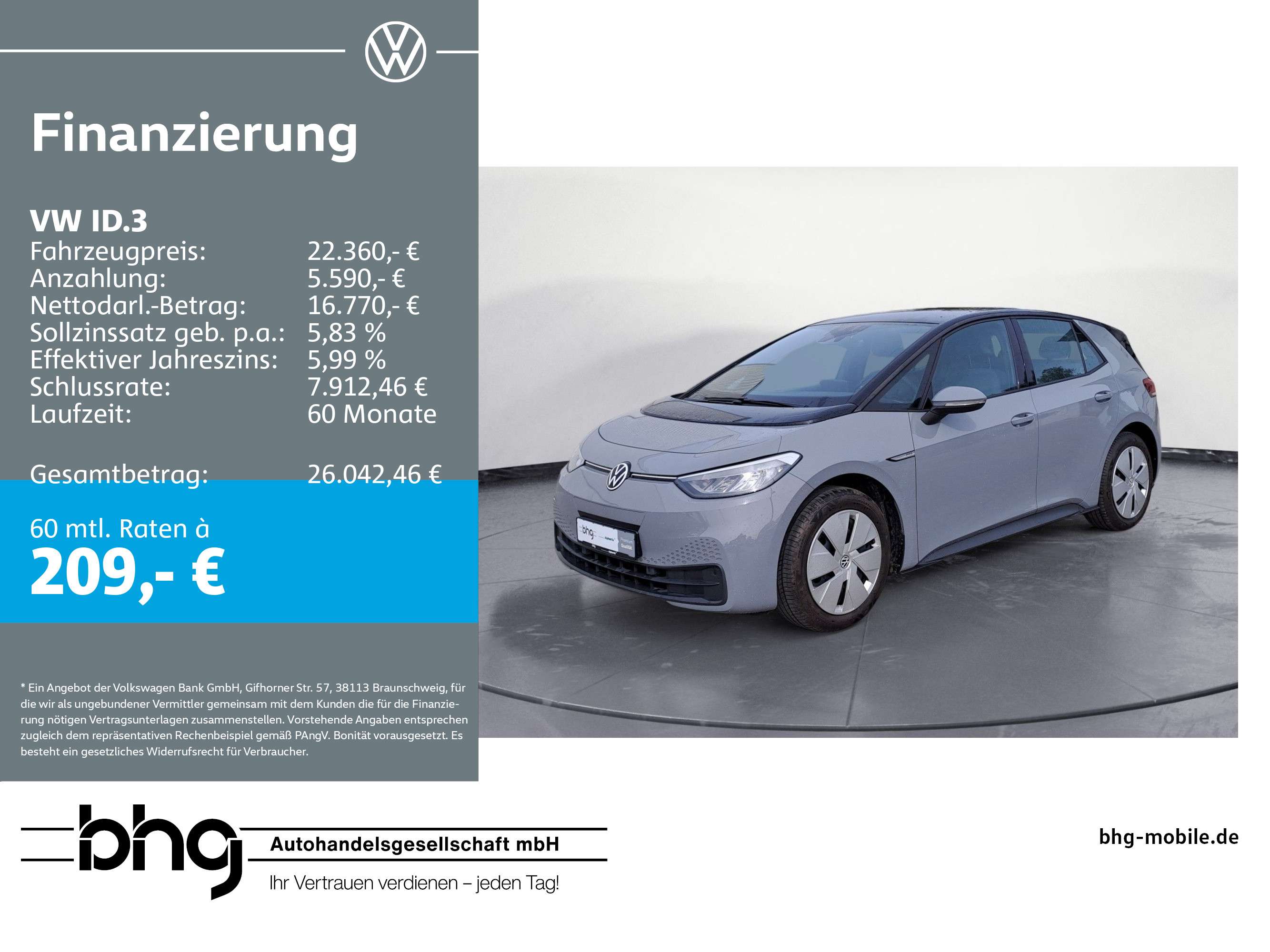 2022 Volkswagen ID3