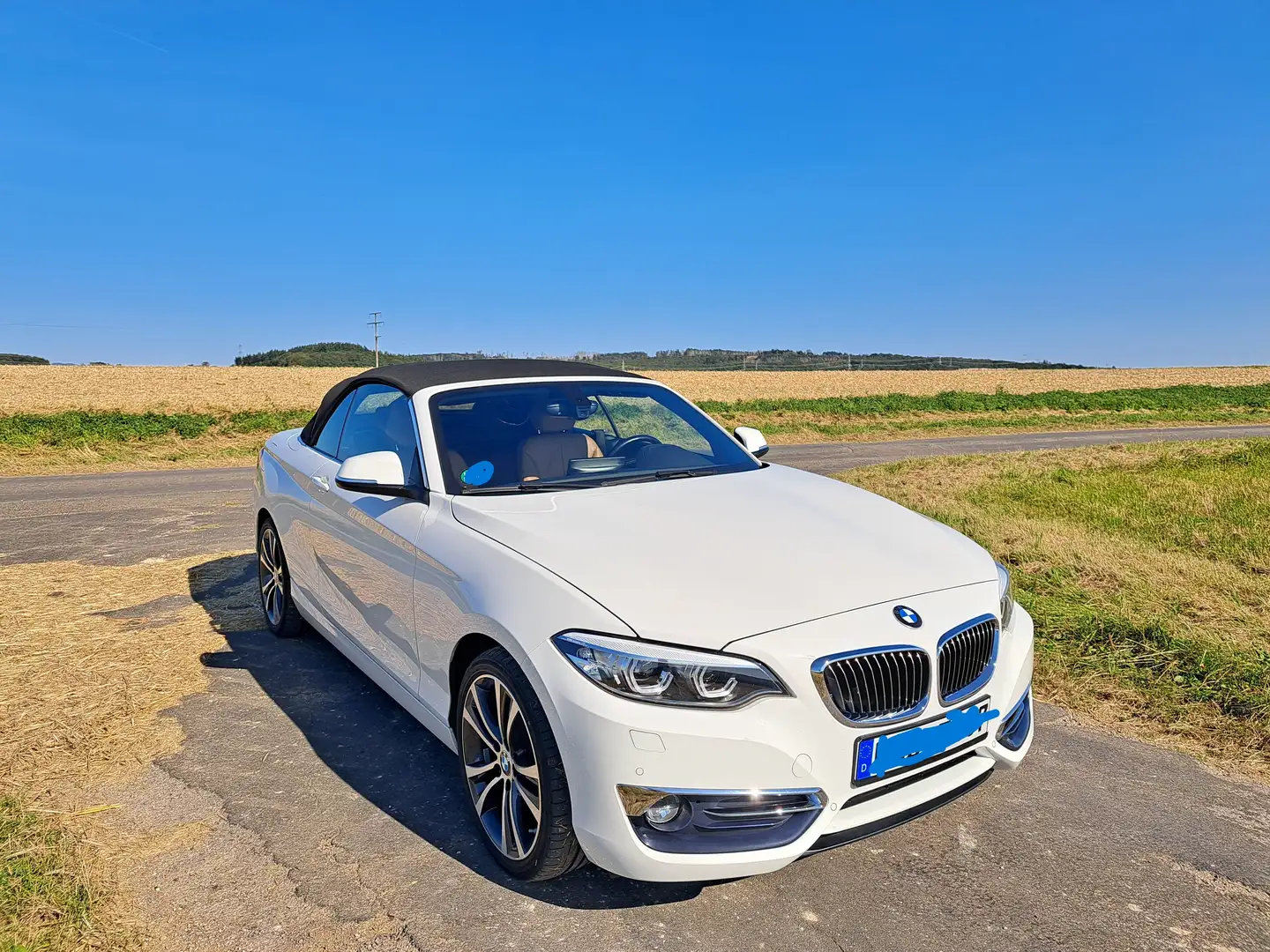 BMW 230 230i Cabrio Aut. Luxury Line Weiß - 2