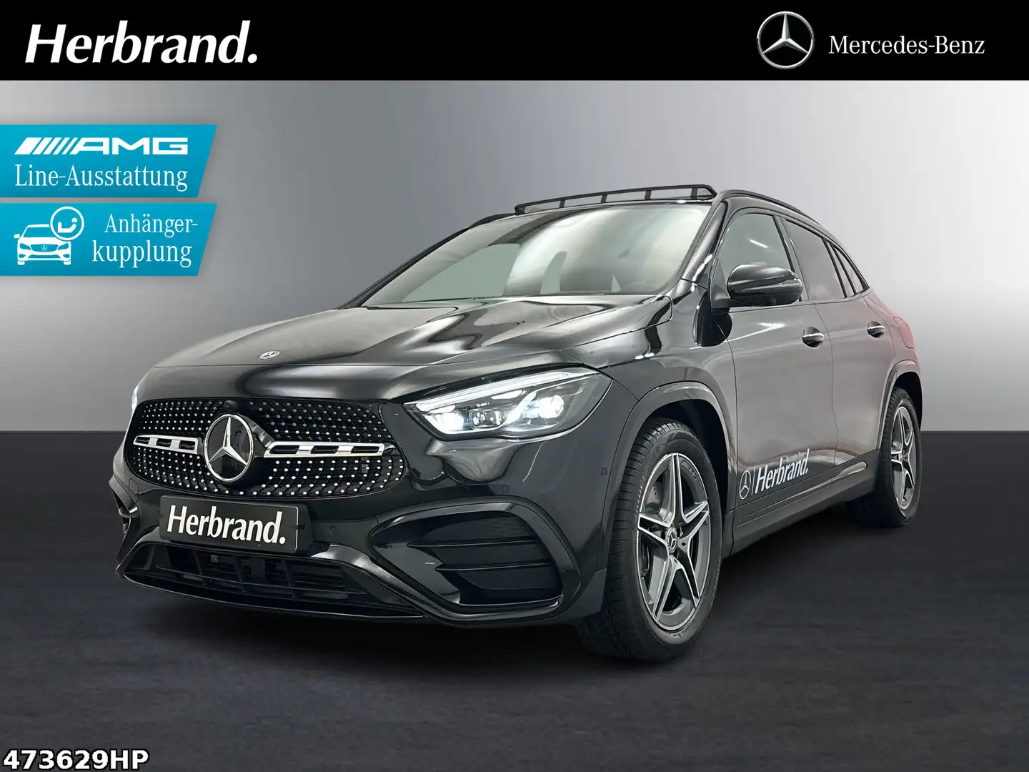Mercedes-Benz GLA 250 4MATIC +AMG+BURMESTER+MULTIBEAM+AHK+PANO Schwarz - 1