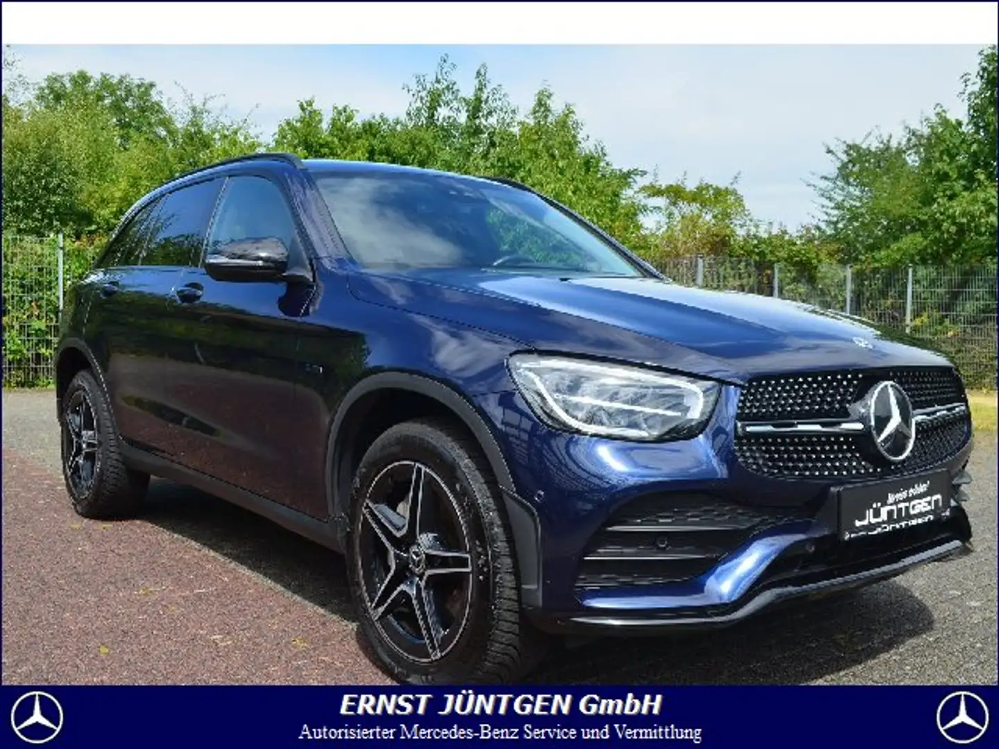 Mercedes-Benz GLC 300 de 4M AMG NIGHT RFK LED MBUX TOTWINKEL Blauw - 1
