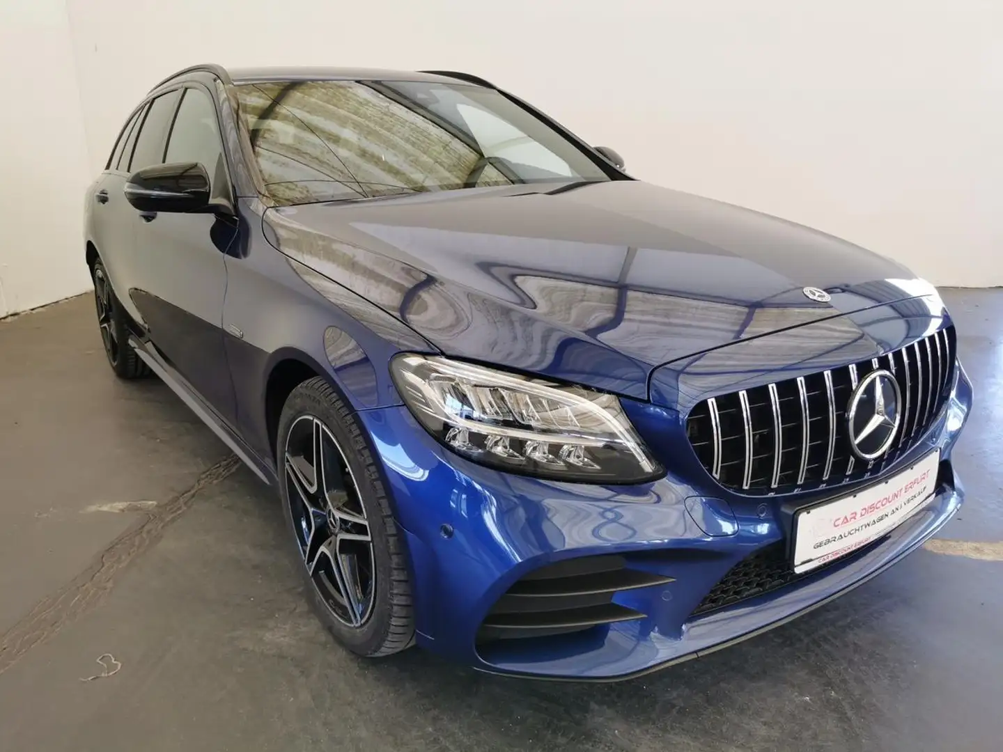 Mercedes-Benz C 300 de T Night Edition-AMG Line-LED-AHZV-TOP Zustand- Blau - 2