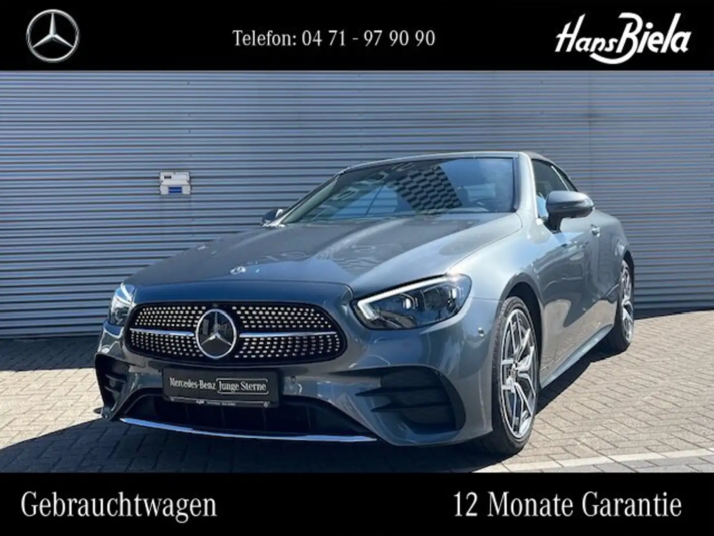 Mercedes-Benz E 400 E 400 d 4M Cabrio AMG/19"/Multi/Distr/HUD/Sitzkl Grau - 1