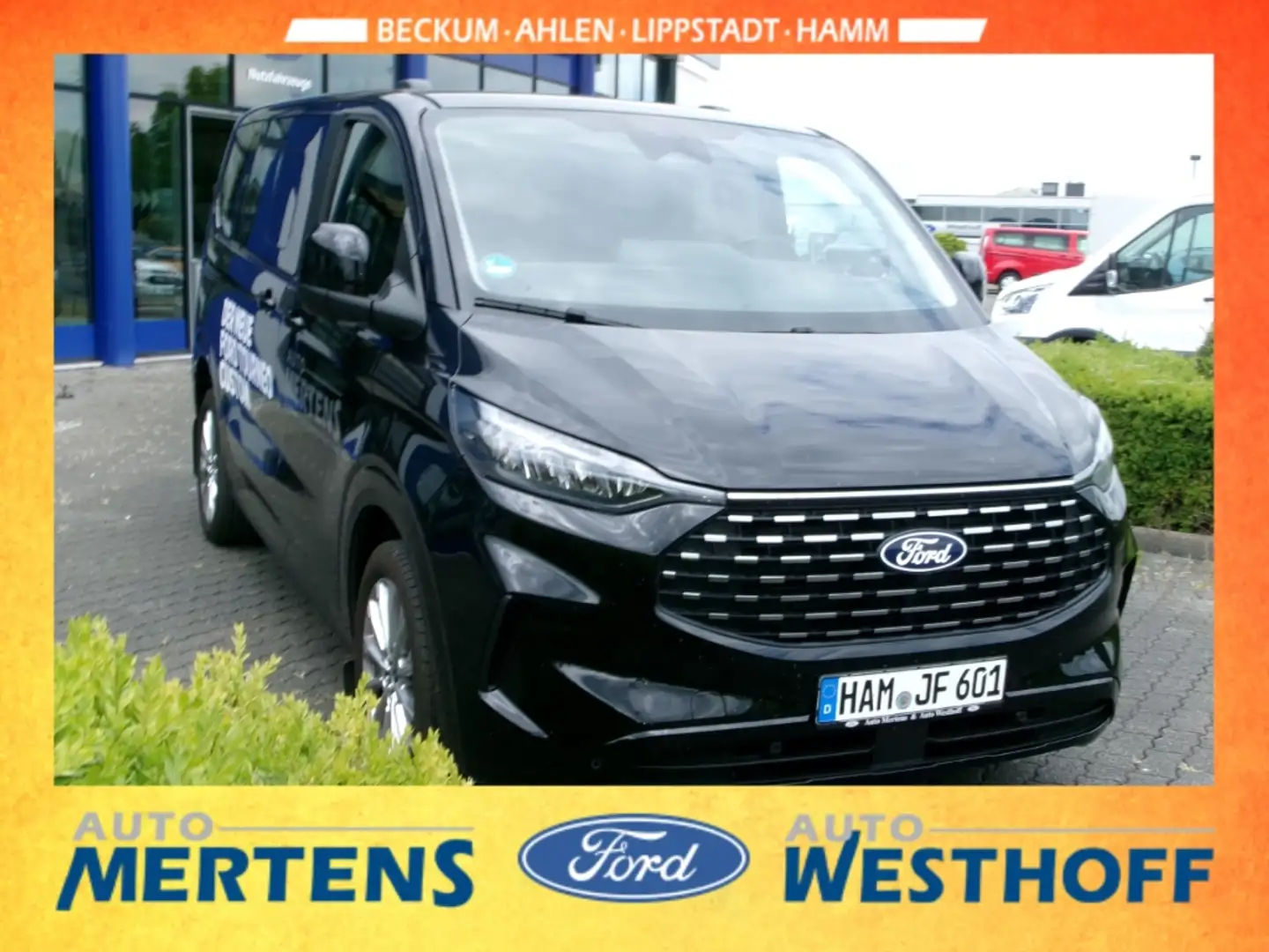 Ford Tourneo Custom Titanium Techno5 3xKlima 19Zoll Schwarz - 2