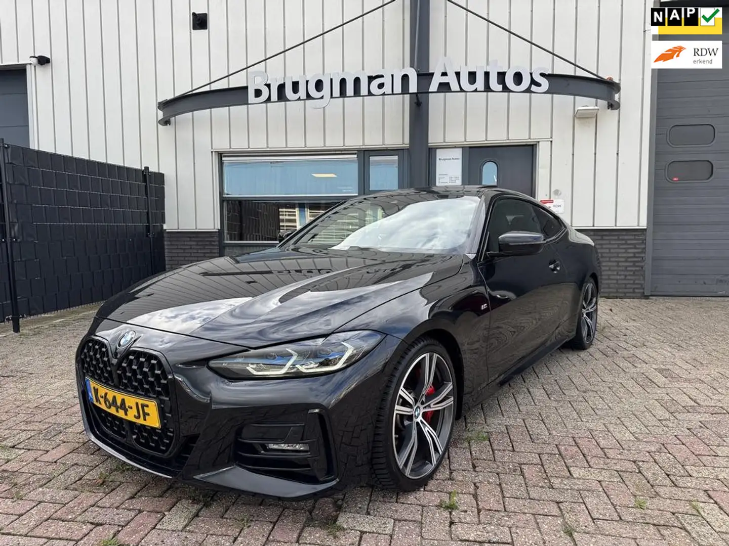 BMW 430 4-serie Coupé 430i High Executive M-pro panormadak Zwart - 1