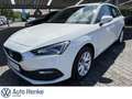 SEAT Leon Sportstourer 2.0 TDI DSG STYLE + NAVI + AHK + ACC Weiß - thumbnail 1
