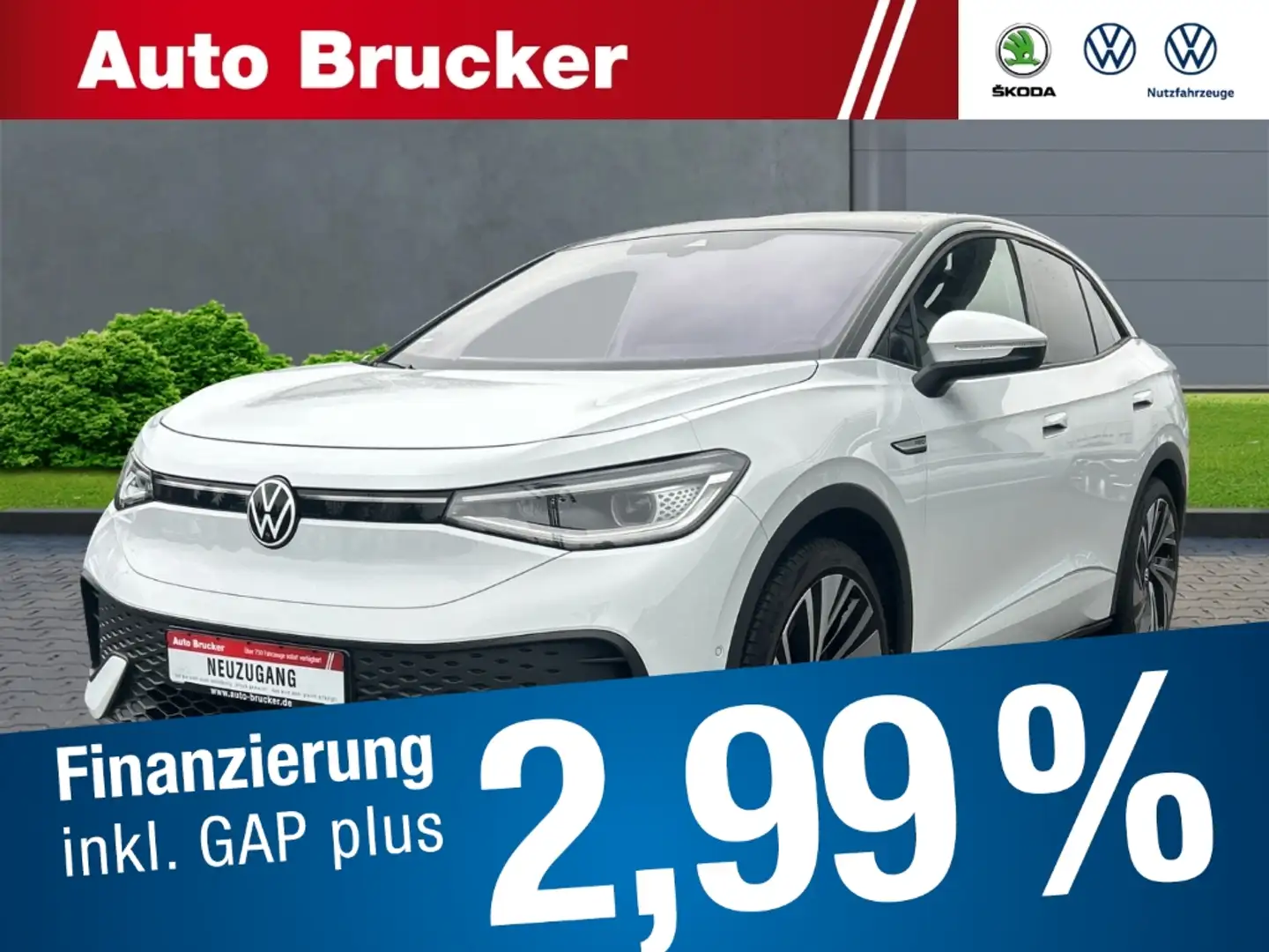 Volkswagen ID.5 Pro Performance+Batterie-Zertifikat+LED+AHK+Navi+S Wit - 1