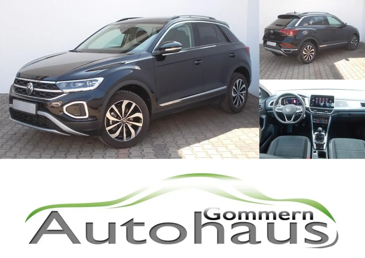 Volkswagen T-Roc 1,0 TSI  Style * LED  Matrix * Navi * uvm Noir - 1