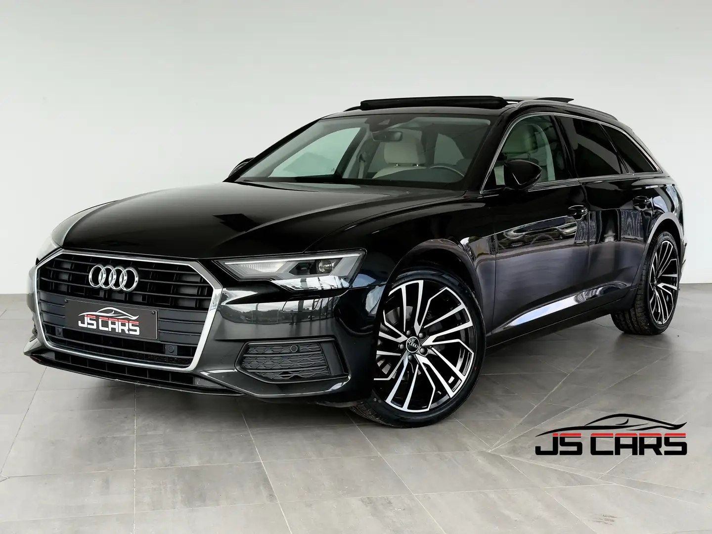 Audi A6 Avant 20TDi-1ERPRO-T.OUVRANT-GPS-CUIR-PDC-ATTELAGE Noir - 1