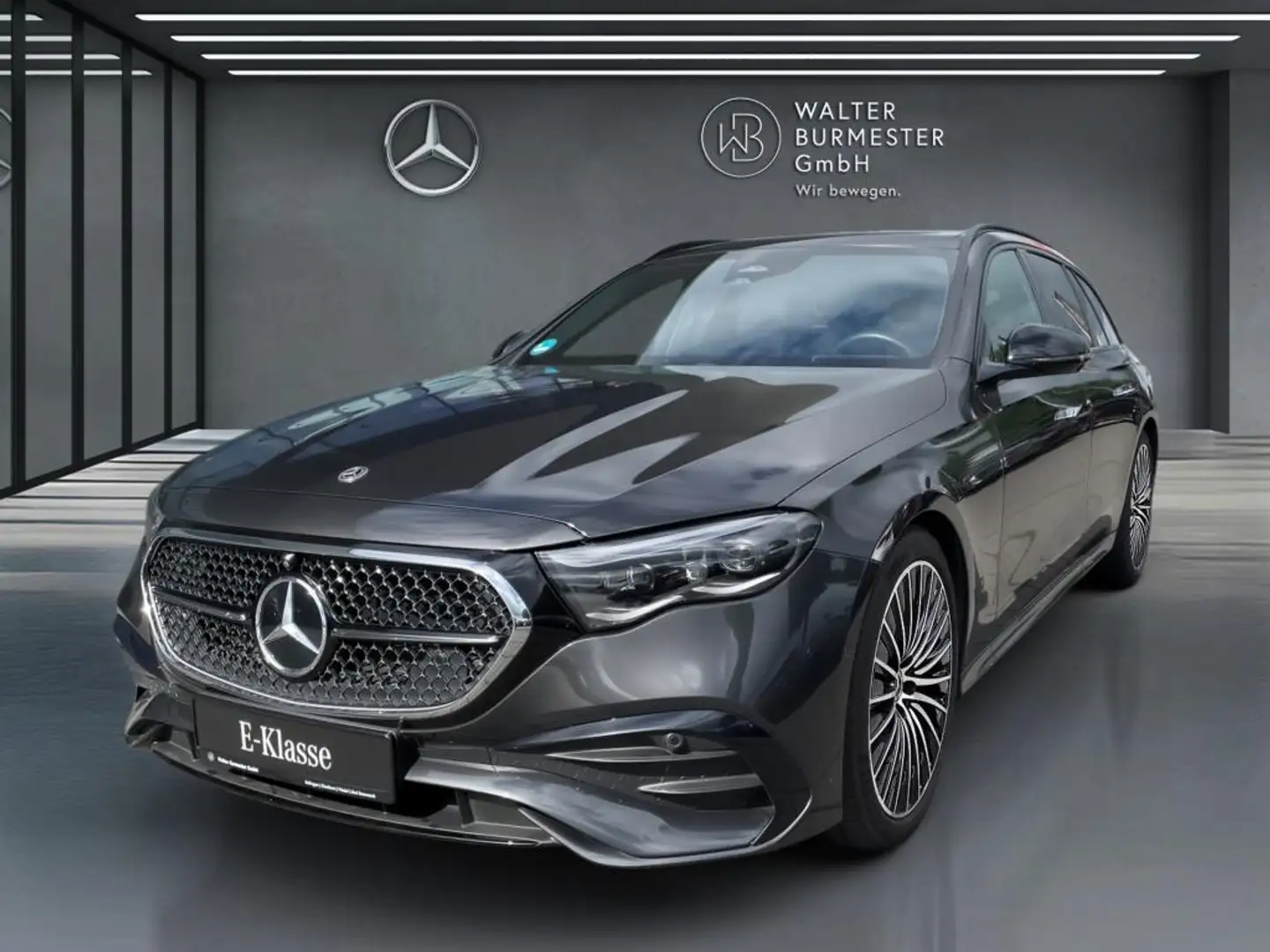 Mercedes-Benz E 300 de 4M T +AMG+Night+Memory+MBUX+PANO+KAMERA Grau - 1