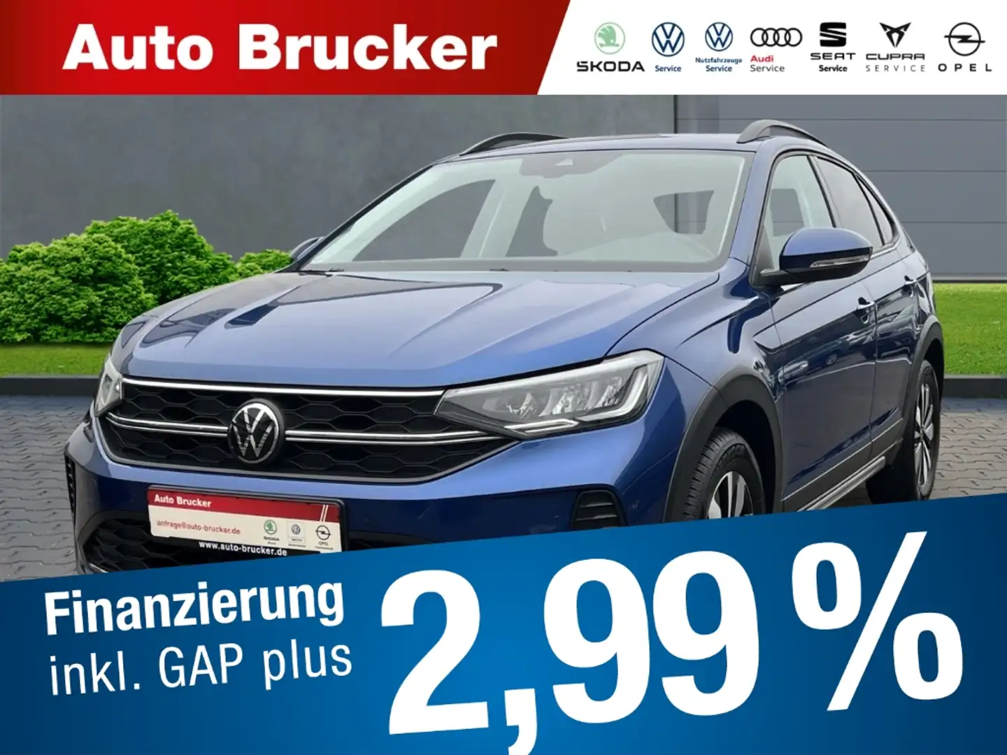 Volkswagen Taigo Move 1.0 TSI LED+Climatronic+Light Assist Azul - 1