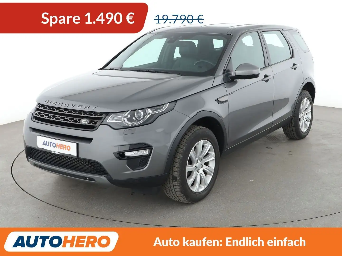 Land Rover Discovery Sport 2.2 Sd4 SE AWD Aut.*NAVI*BI-XENON*PDC*SHZ*LHZ* Grau - 1