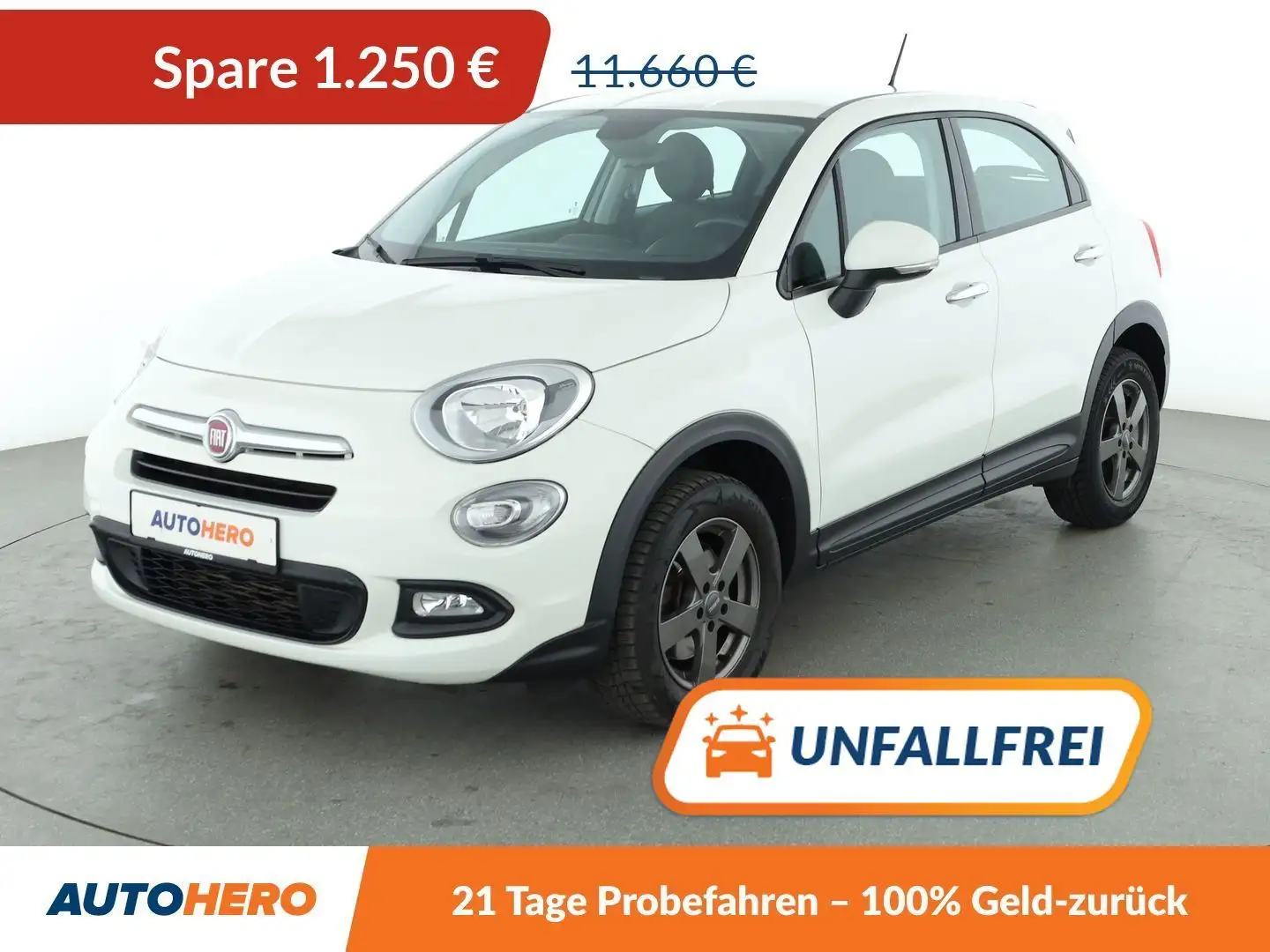 Fiat 500X 1.4 Turbo Pop Star*NAVI*TEMPO*PDC*SHZ*KLIMA* Weiß - 1