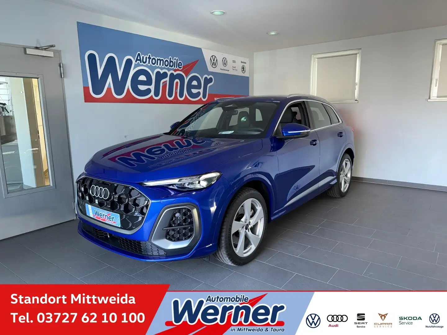 Audi Q5 S-Line 2.0TDI quattro Navi Kameras B&O Blau - 1