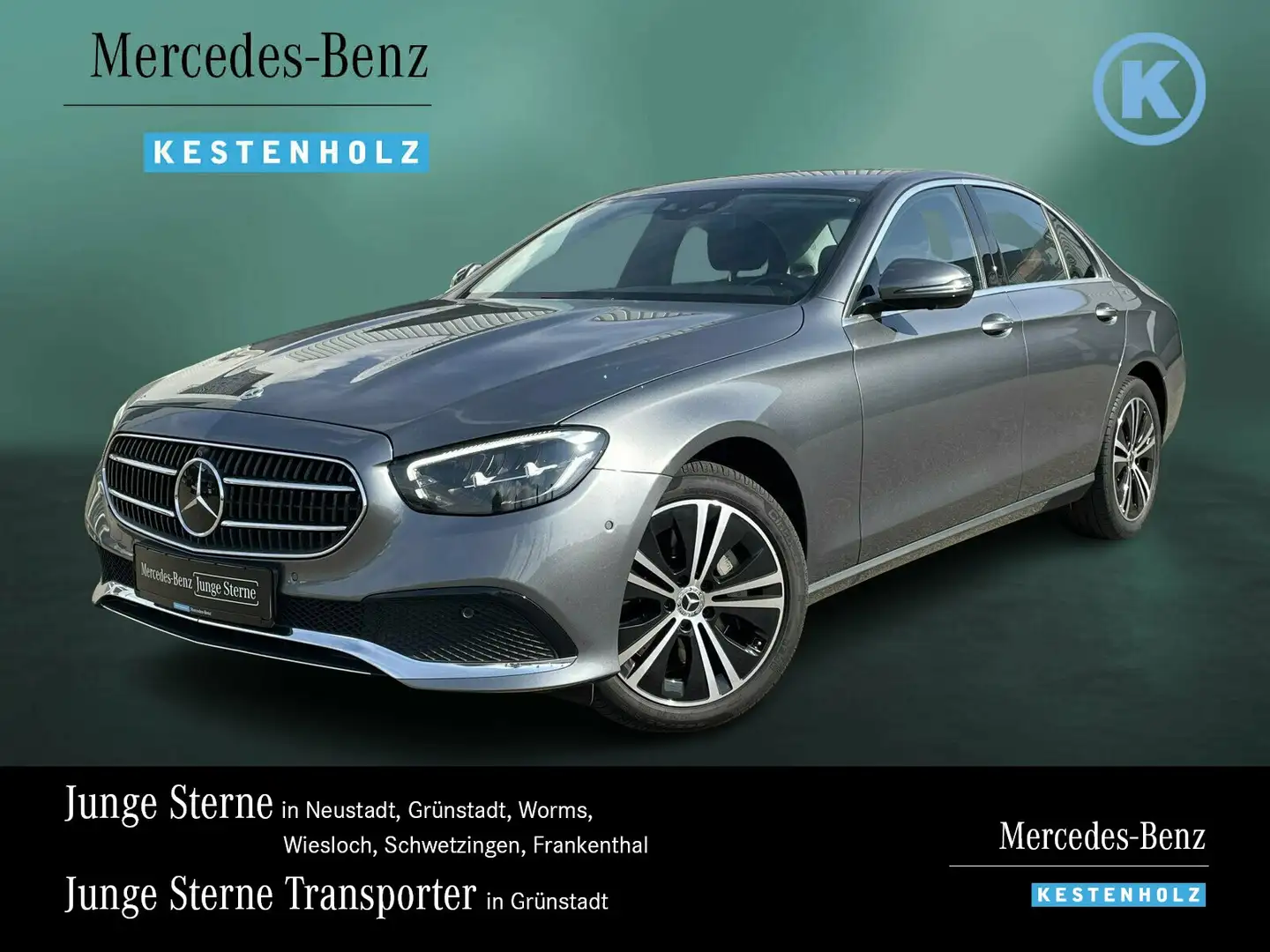 Mercedes-Benz E 300 E 300 d 4M AVANTGARDE+AHK+DISTRO+BURME+360°+HUD Grau - 1