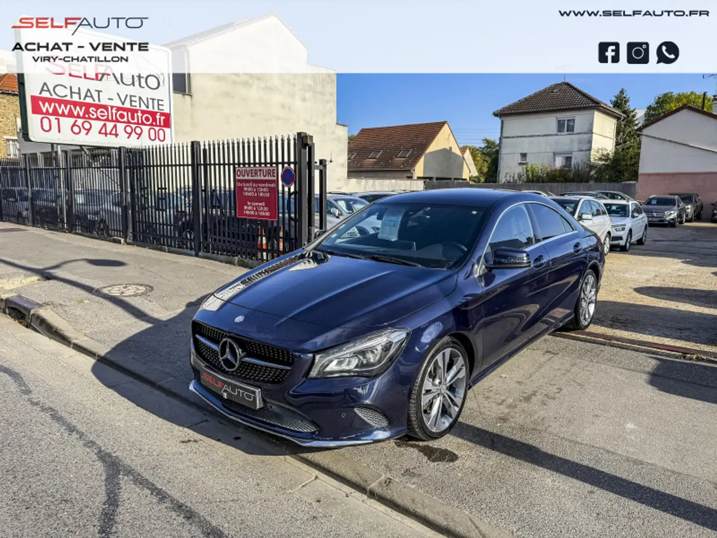 Mercedes-Benz CLA 200 200 D SENSATION 7G-DCT Azul - 1