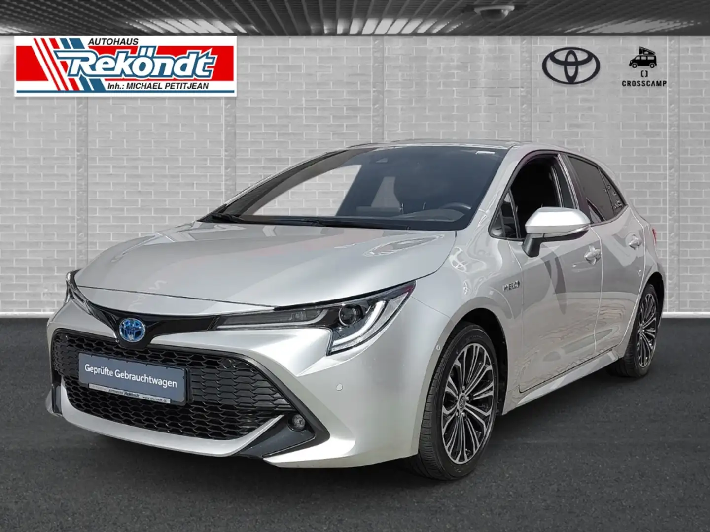 Toyota Corolla Hybrid Team D SHZ, Klimaautomatik, Keyless go, srebrna - 1