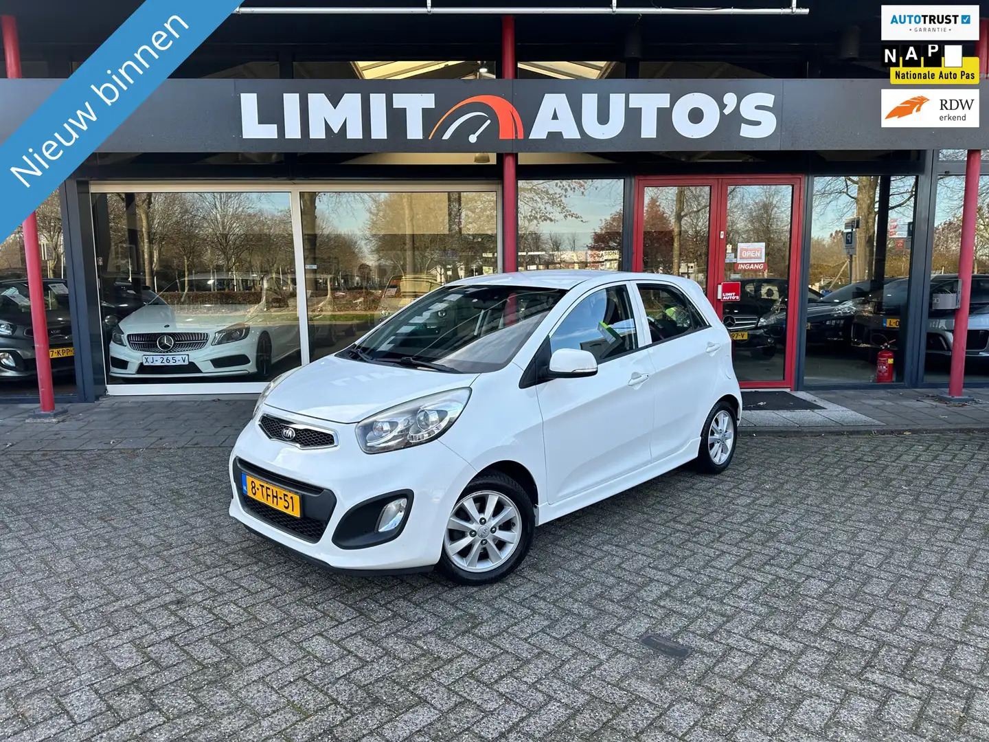 Kia Picanto 1.2 CVVT ISG Plus Pack Airco/El.ramen/1e.Eig/Lmv/5 Wit - 1