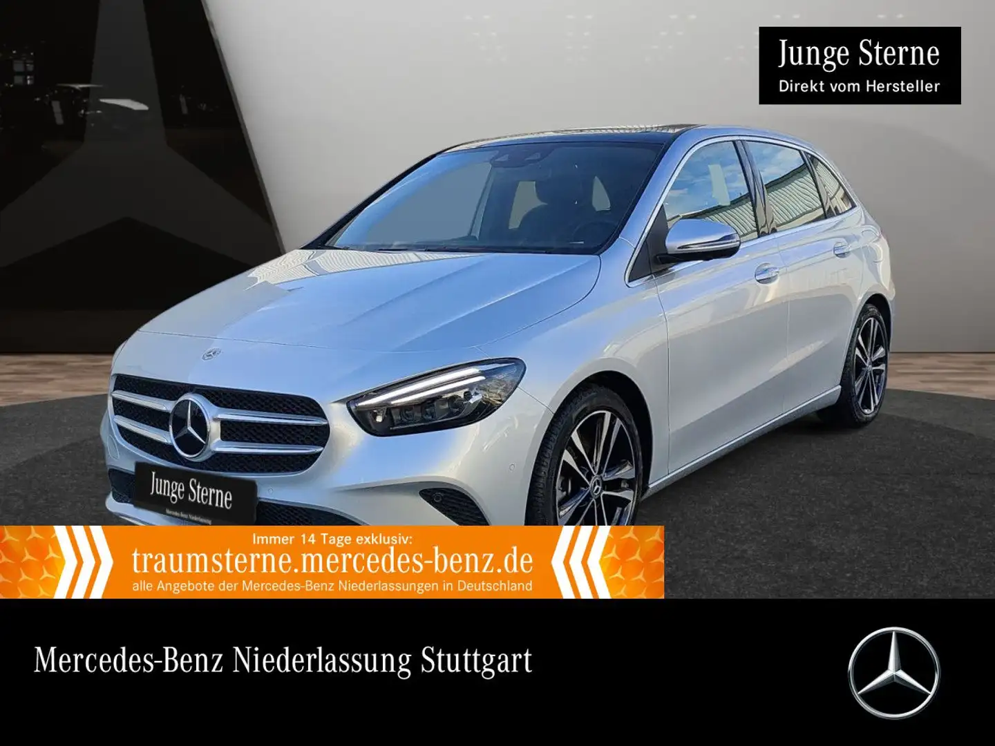 Mercedes-Benz B 250 4M PROGRESSIVE+PANO+360°+MULTIBEAM+FAHRASS Silber - 1