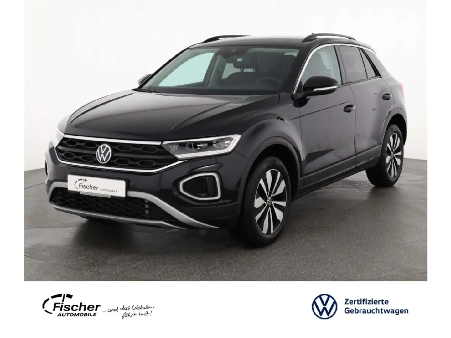 Volkswagen T-Roc 2.0 TDI GOAL DSG AHK/LED/NAV/ACC/RFK/PDC Schwarz - 1