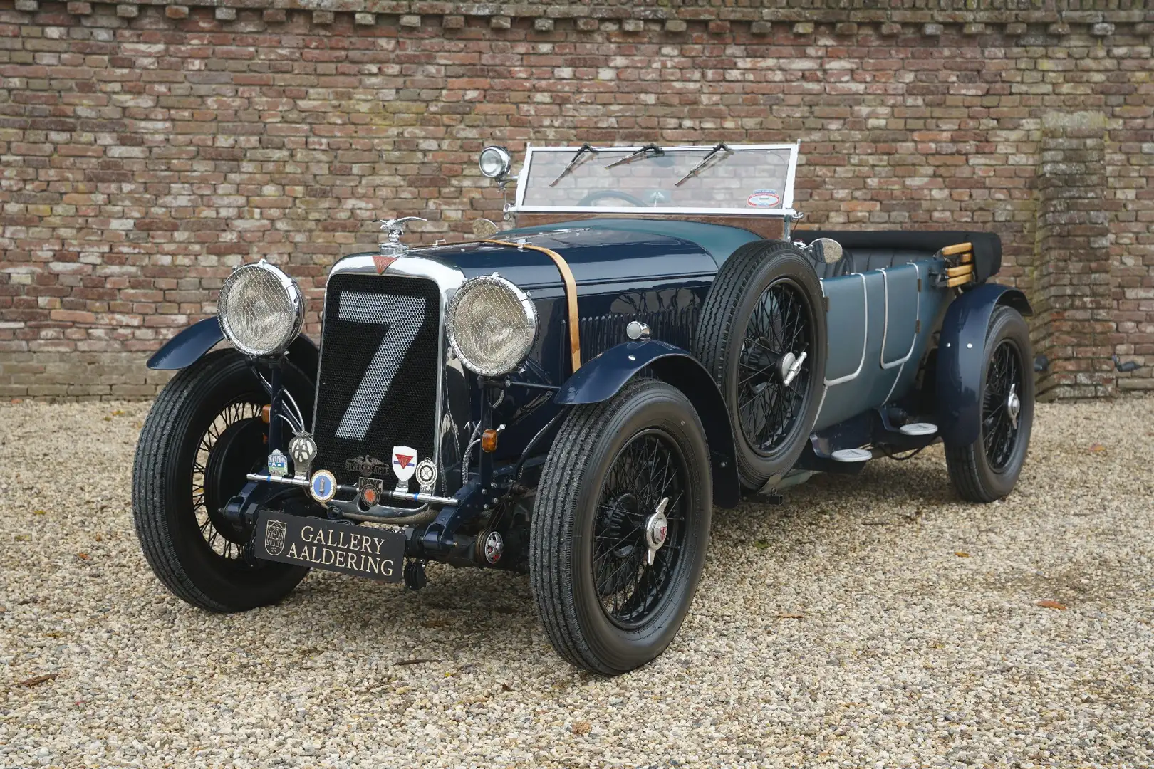 Oldtimer Alvis Silver Eagle Open Tourer With old school-craftsman Blauw - 1