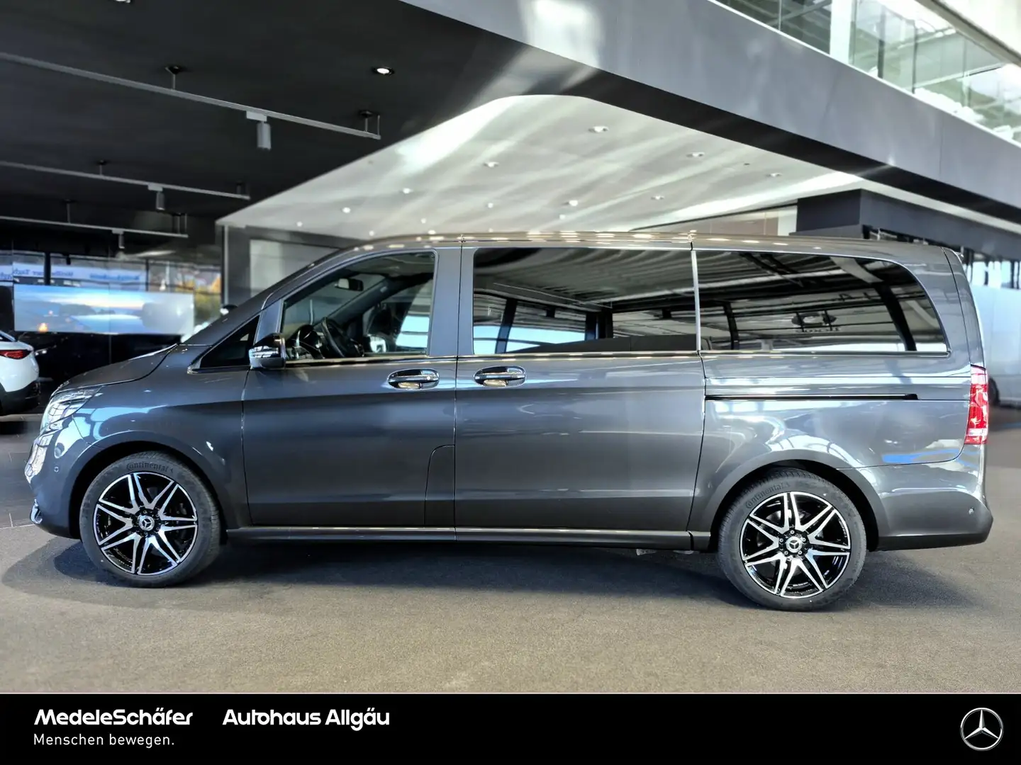 Mercedes-Benz V 300 V 300 d 4M AVANTGARDE Lang AMG PANO LUXUSSITZE 4m Grau - 2