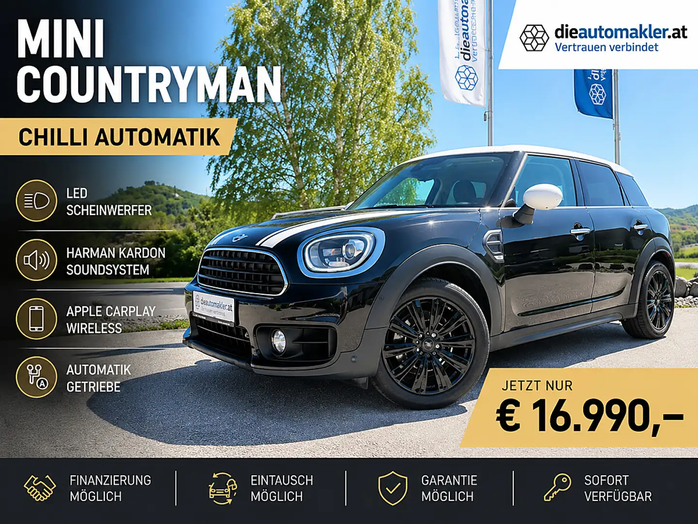MINI Sonstige MINI Countryman Chilli | Automatik | HK Sound |... Schwarz - 1