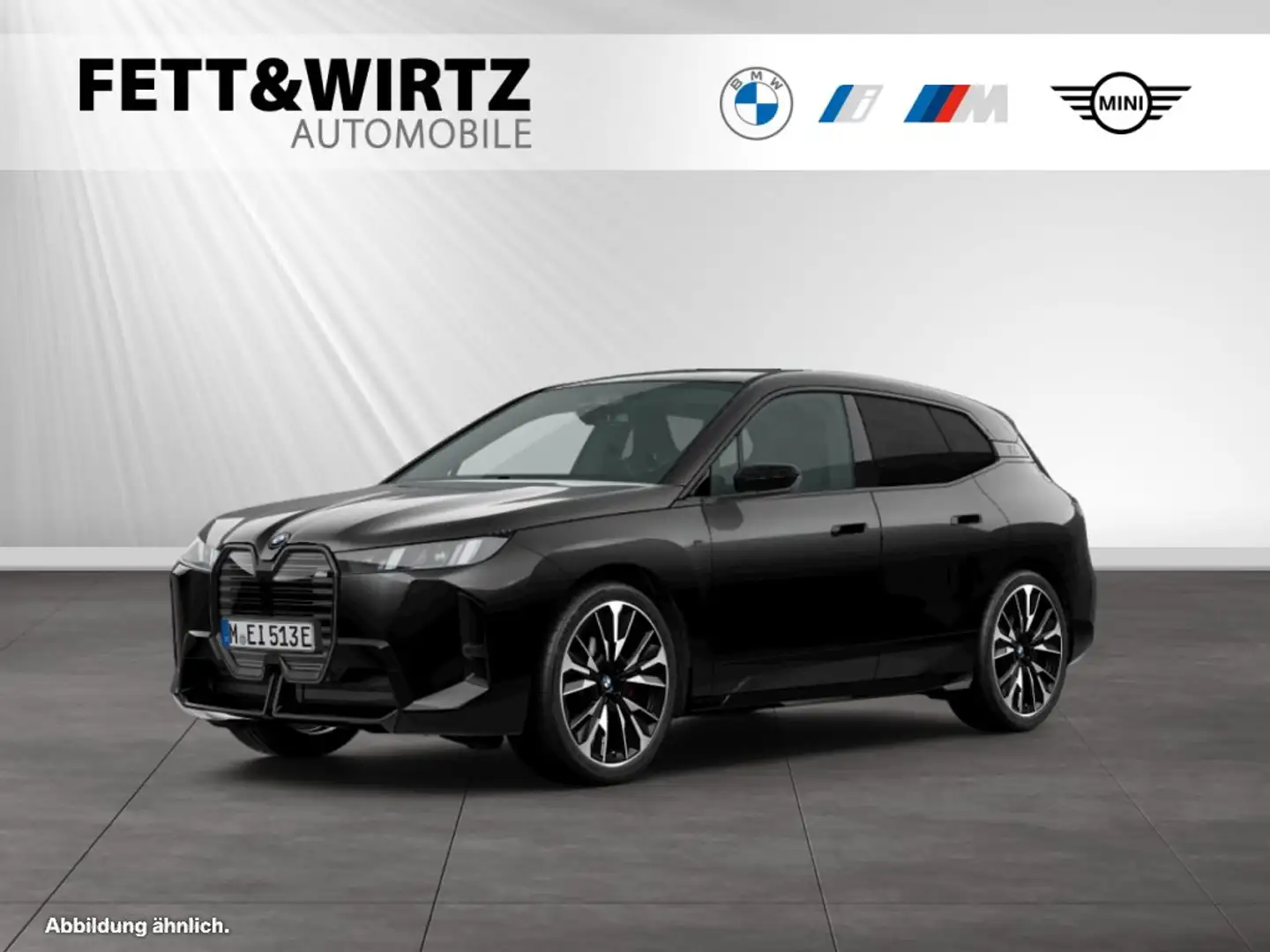 BMW iX M70 LR 1.098,- br.o.Anz. 42Mon./5' Km p.A. Negru - 1